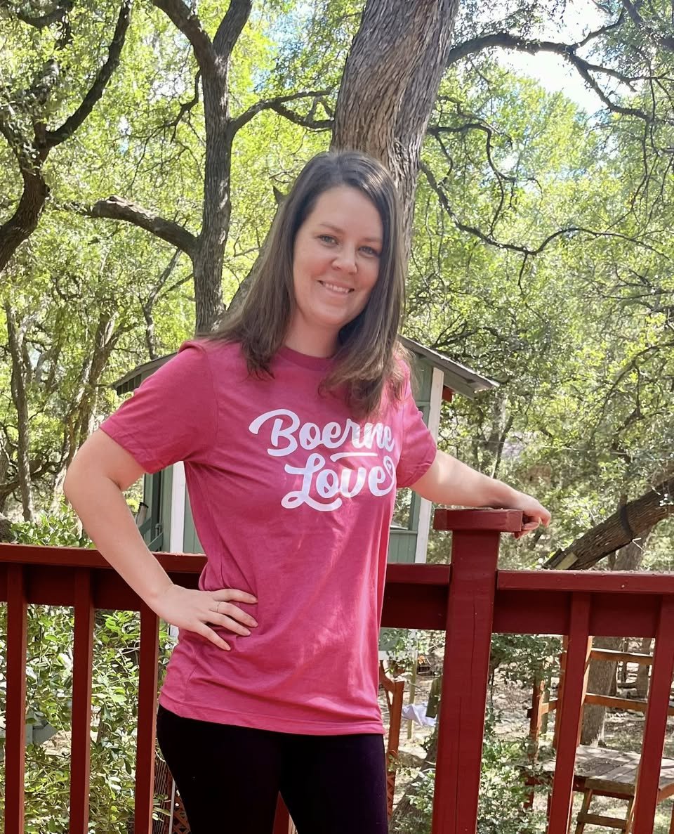 Boerne Love Shirt with White Decal