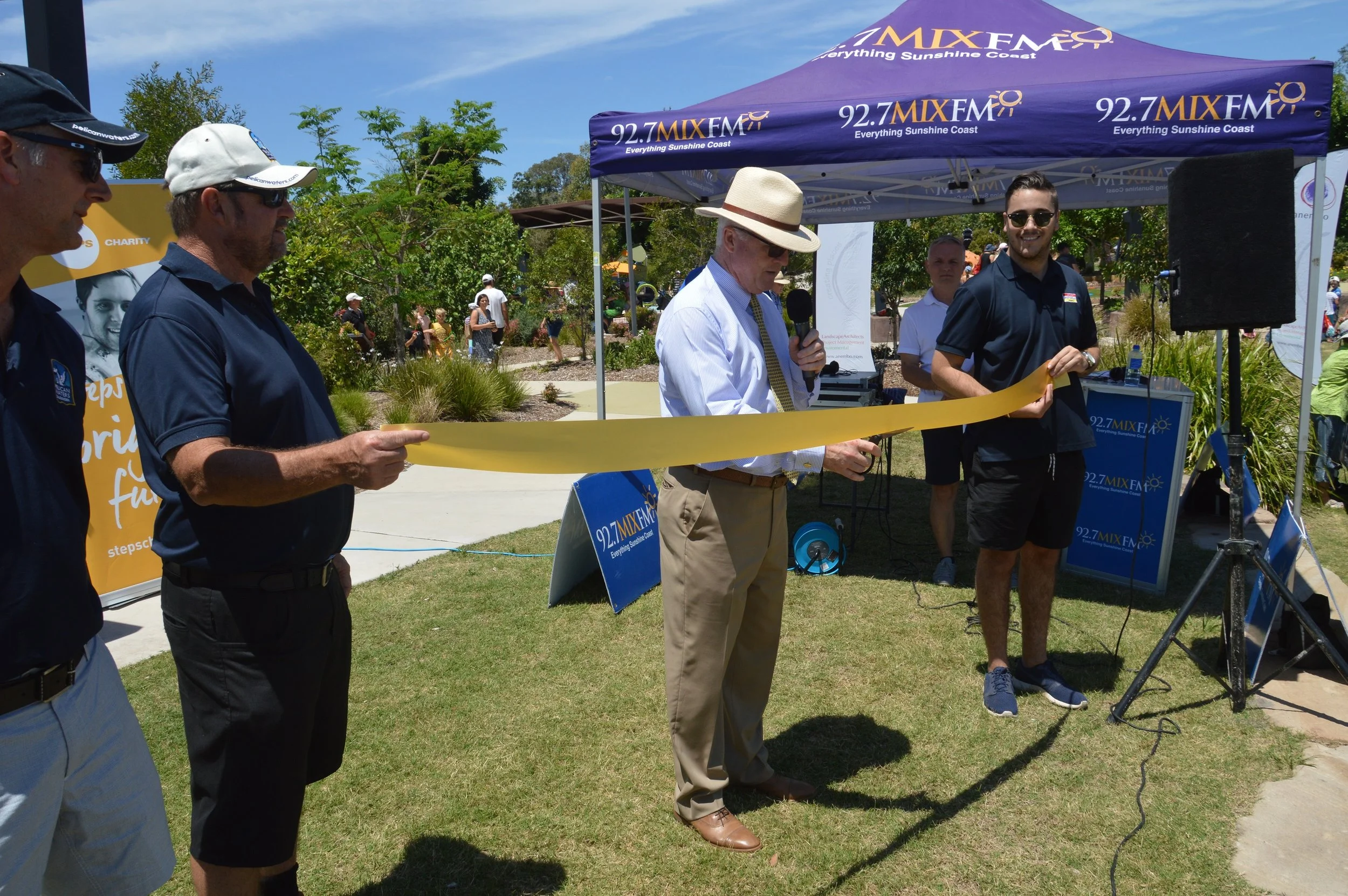 Opening of Scribbly Guim Park by the Major