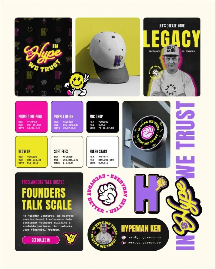 Branding so hype it walked into the room and the room sat up. 👊 @hypemanken