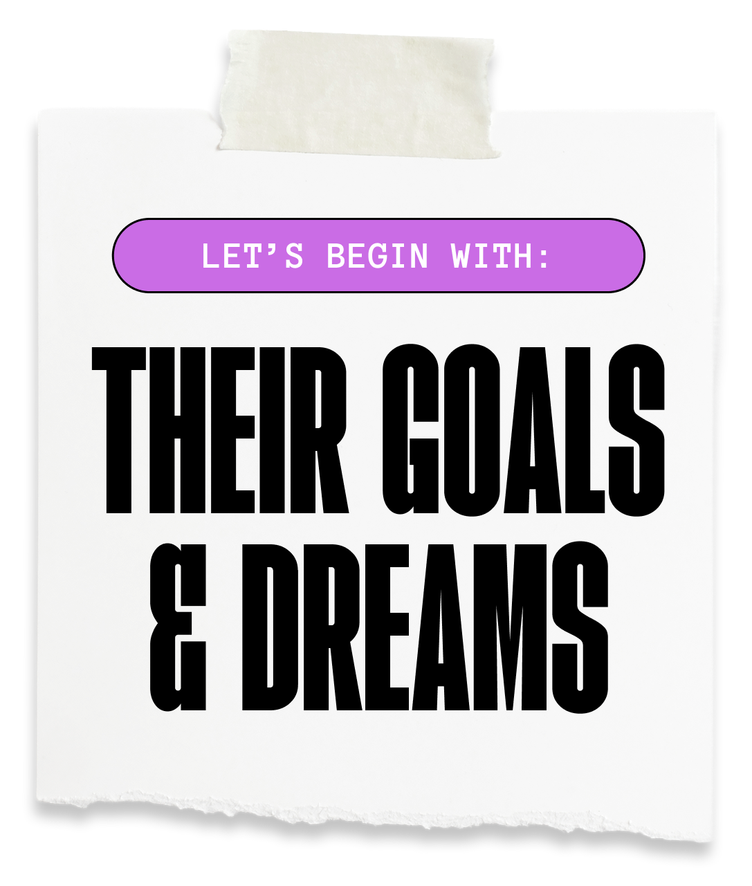Their Goals & Dreams