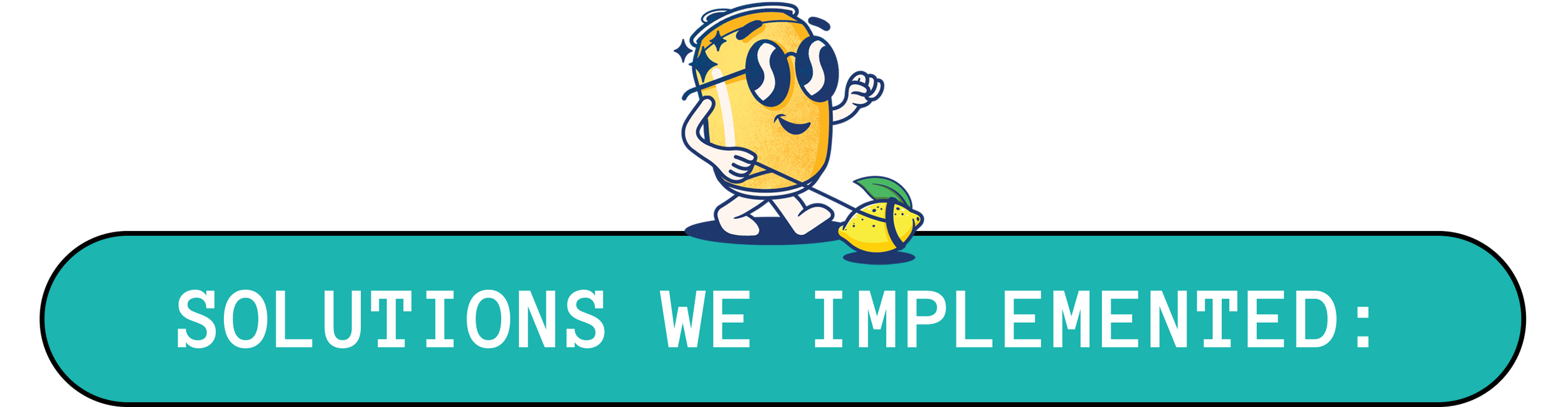 Solutions We Implemented