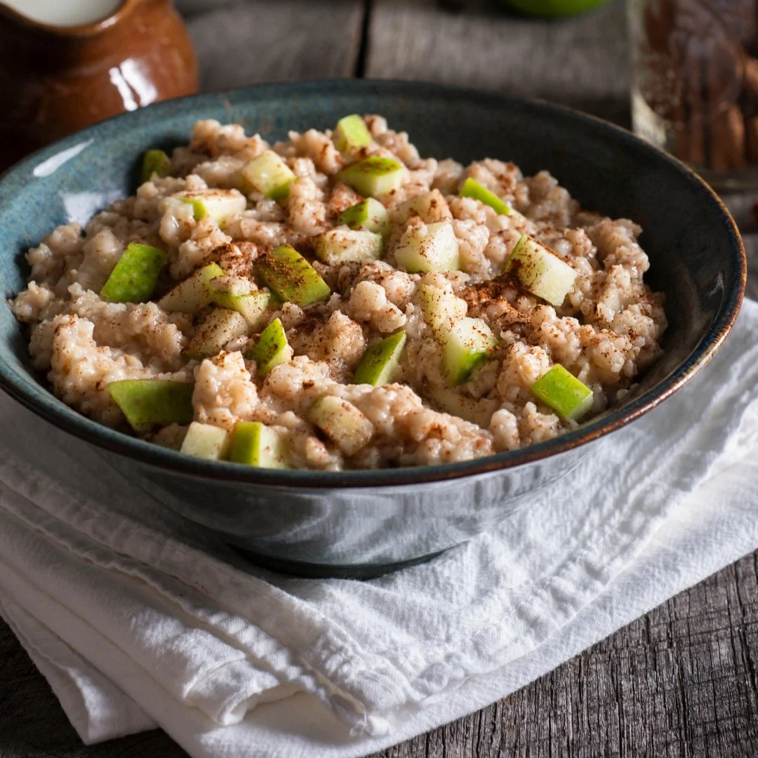 Apple Pie Inspired Oatmeal