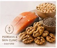 Omega-3 rich foods including fish, seeds and walnuts associated with skin health