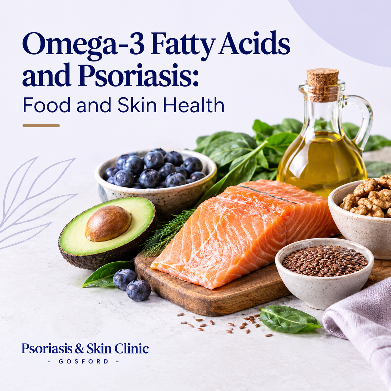 Omega-3 Fatty Acids and Psoriasis: Food and Skin Health