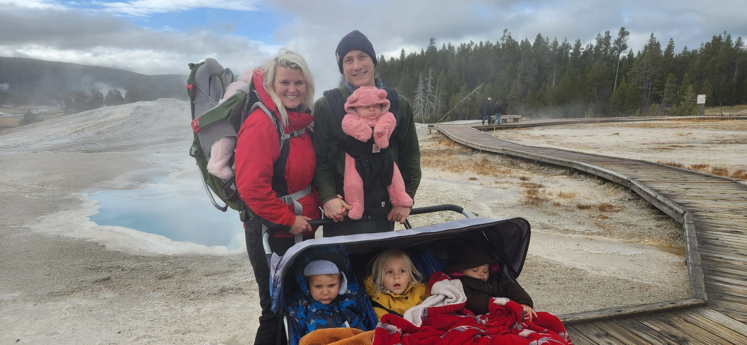 The Sherbon family in the National Parks