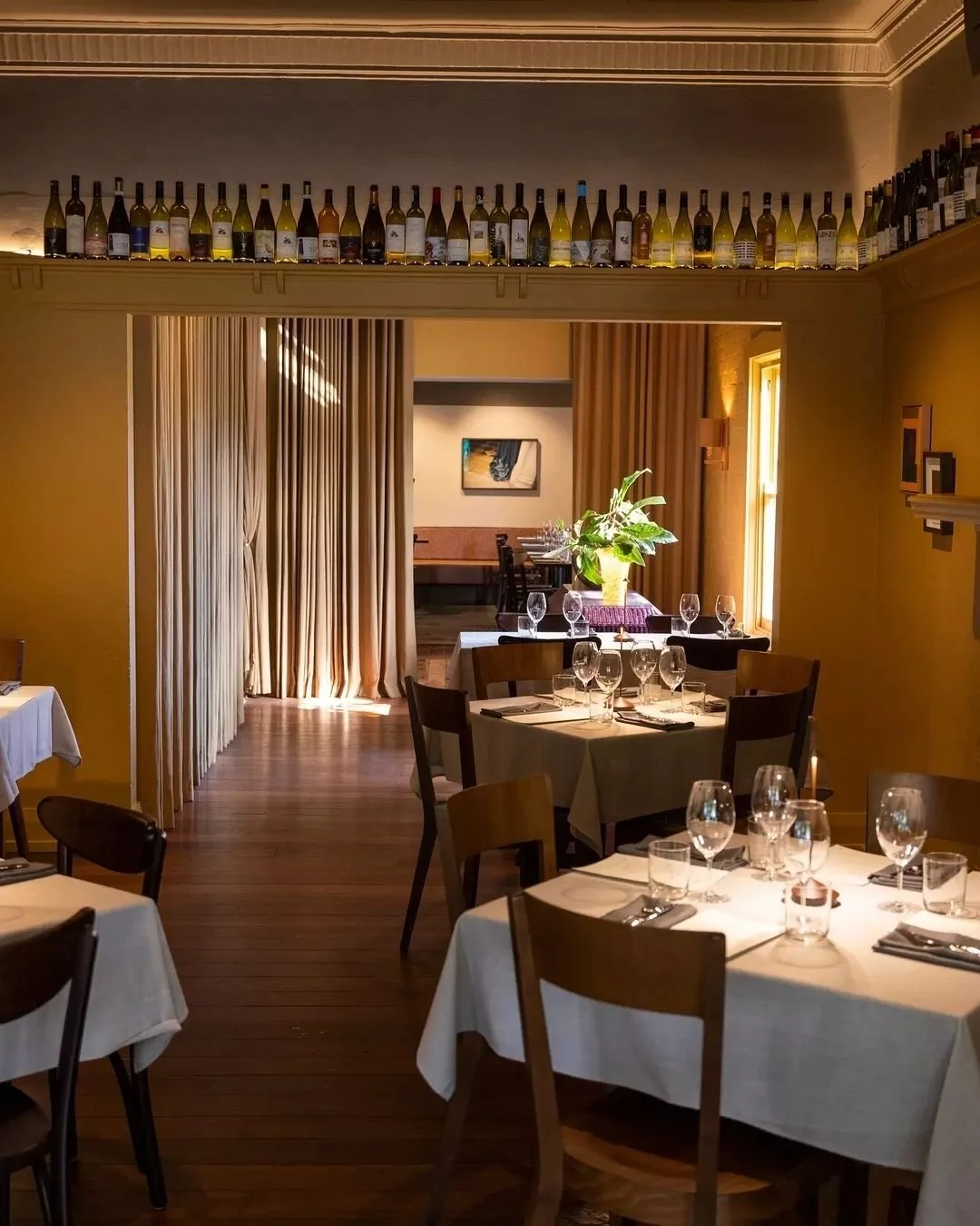 Open for lunch Friday to Sunday. Join us for a long lunch in the dining room from midday or find a spot alfresco for wines and small plates.