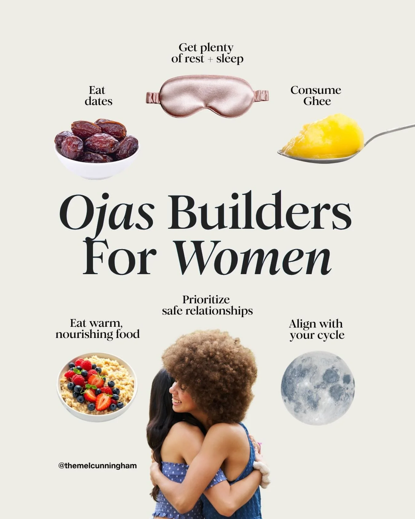How women build OJAS 🍯 

Ojas in Ayurveda is the deepest essence of nourishment in the body.

It is the nectar or resilience; the nectar of our nervous system.

It is that which gives us stability, groundedness and the capacity to hold.

While Ojas 