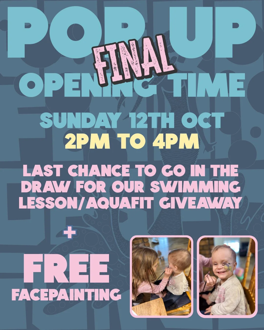 Last day of the pop up next to IGA. Purchase anything in store to go in the running for a free term of swimming lessons or a block of Aquafit at Coffin Bay Swim Hub. 

 #apparel #coffinbay #localbrand #localbusiness #swimminglessons #aquafit