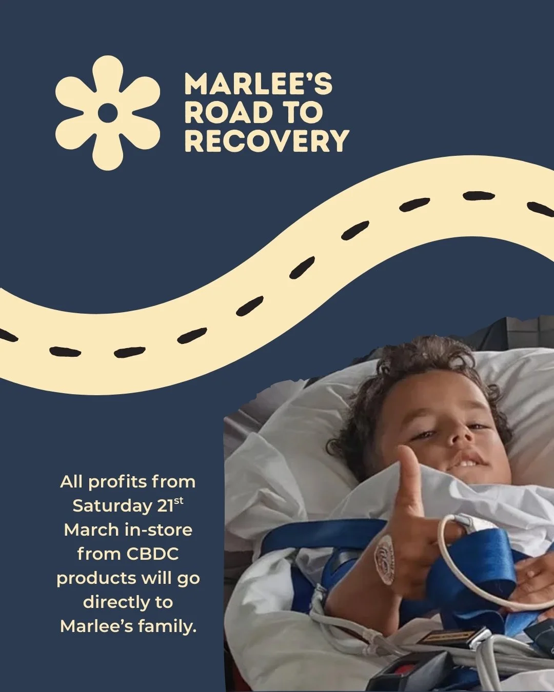 As some of you may already know, Local boy Marlee broke the top of his femur completely in half after jumping into a foam pit. 

Due to weather conditions, Marlee was flown to Adelaide by the Royal Flying Doctor Service about 24 hours later. Marlee i