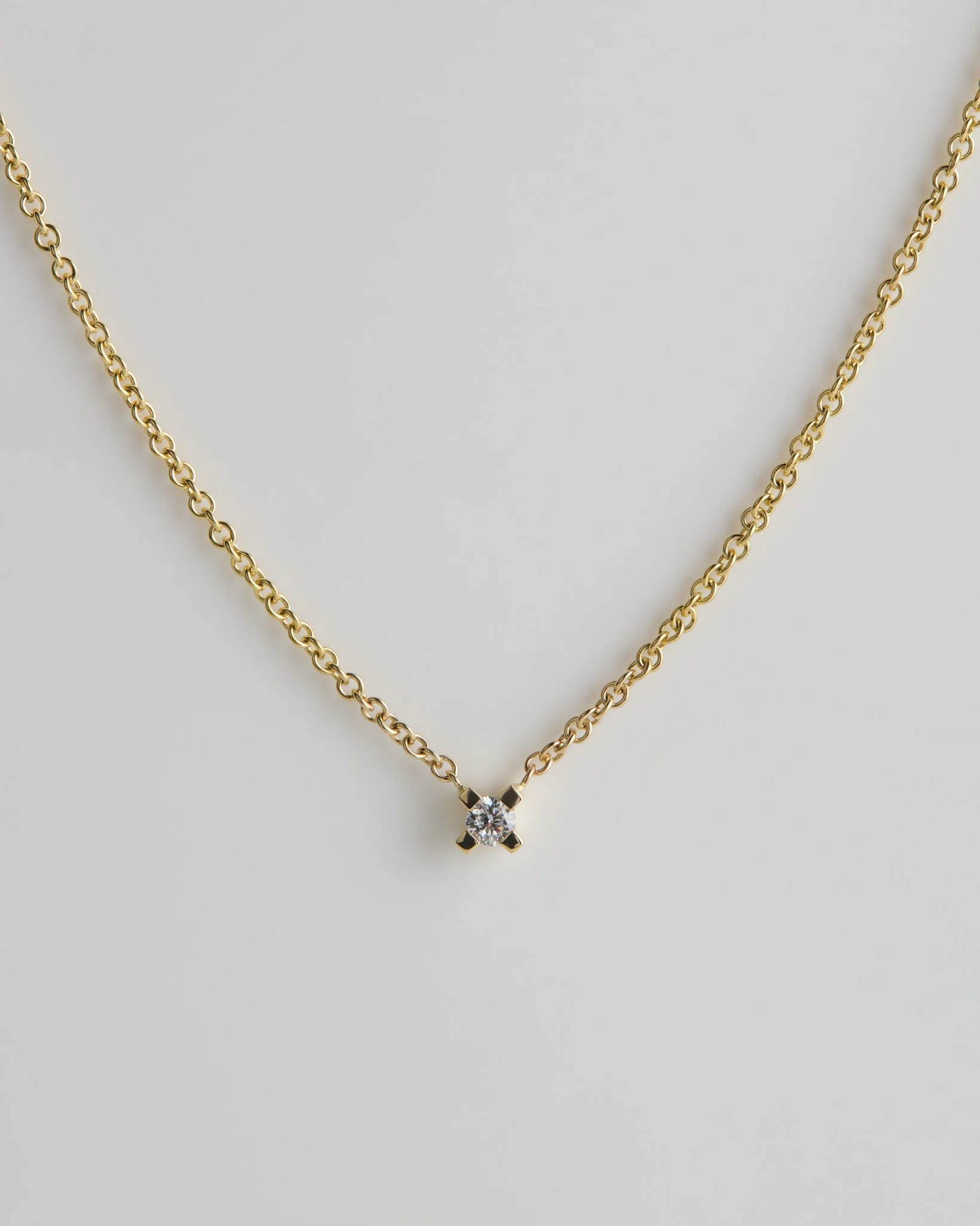 AUDREY NECKLACE - WHITE DIAMOND