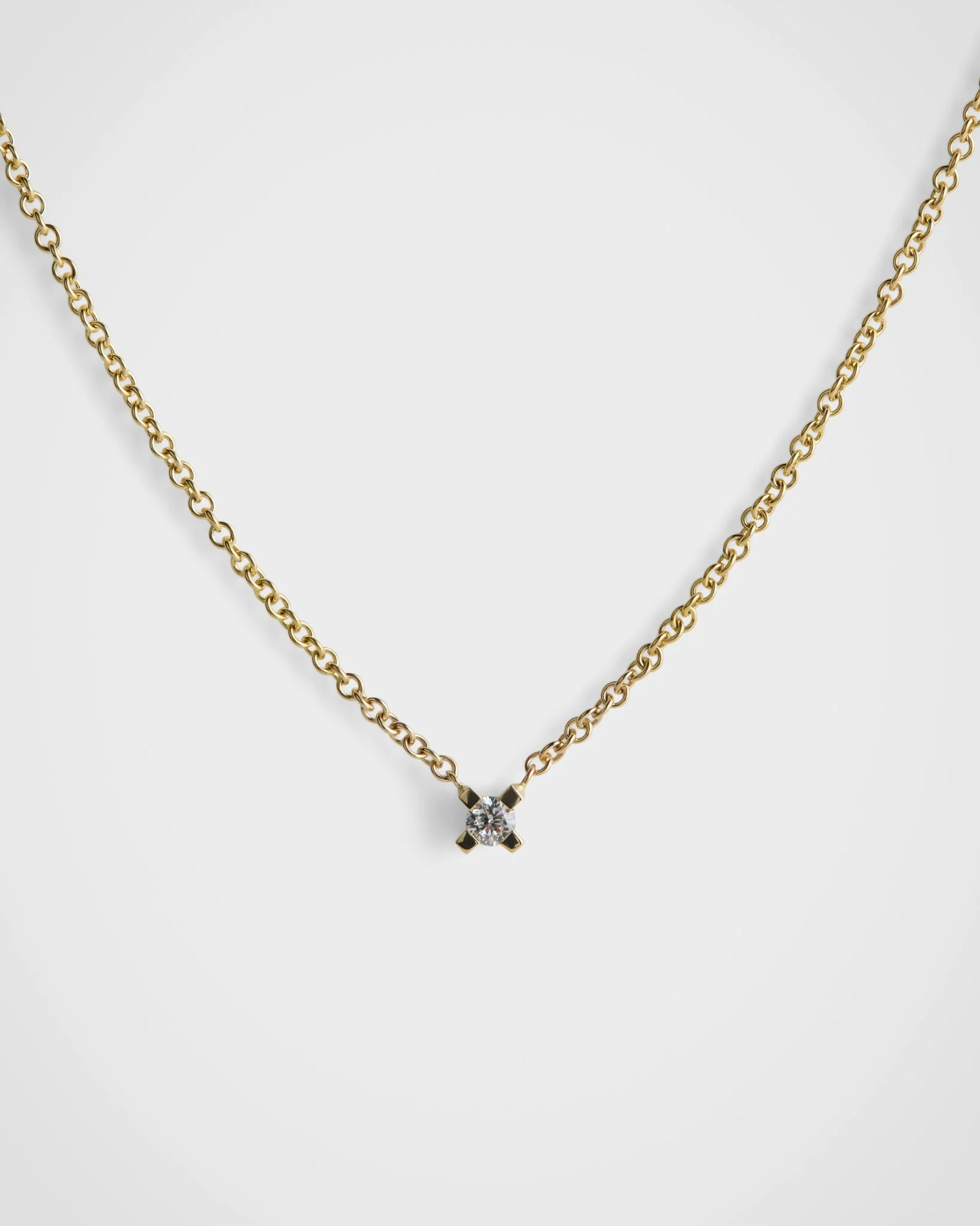 AUDREY NECKLACE - WHITE DIAMOND