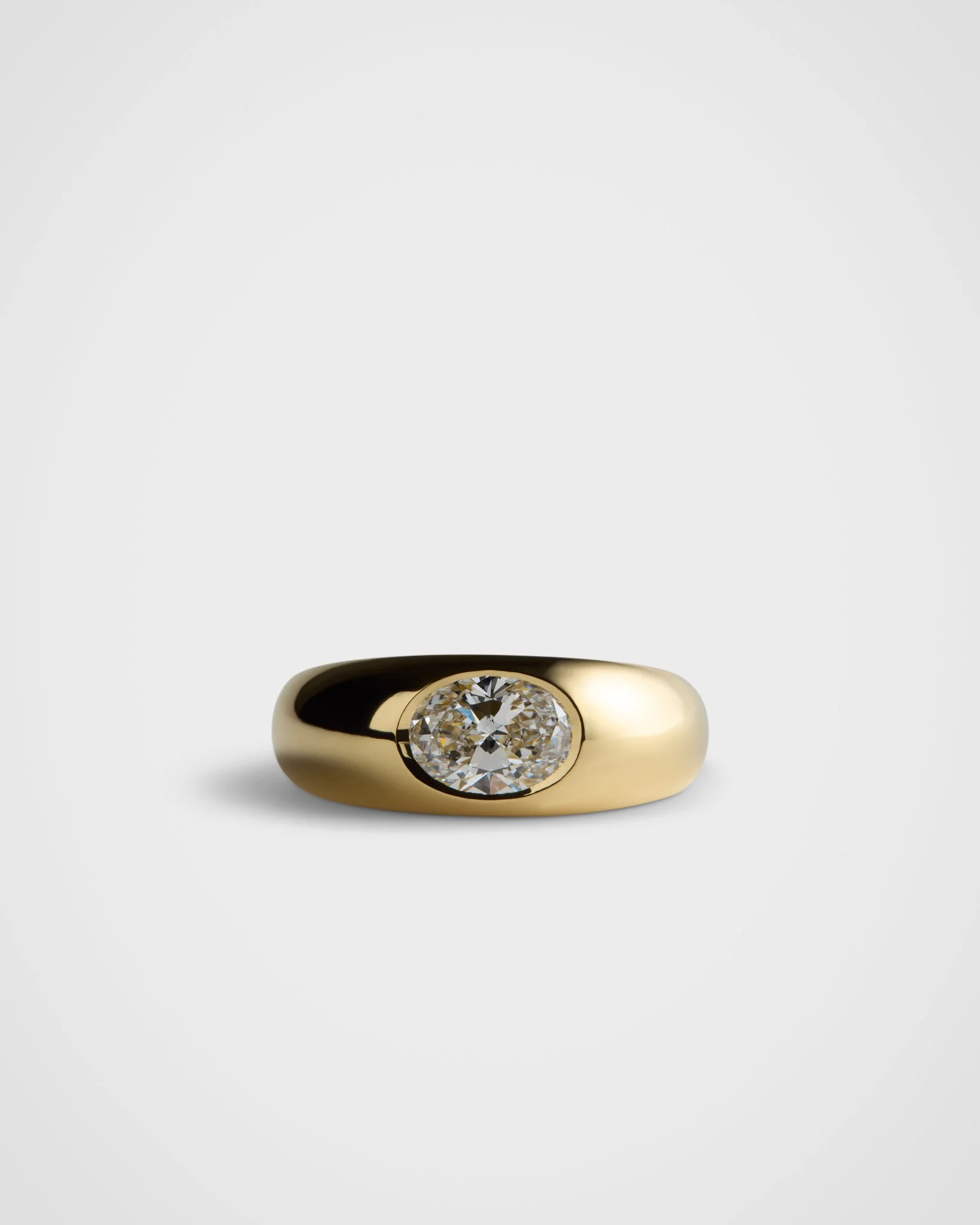CONVEX SOLITIARE RING