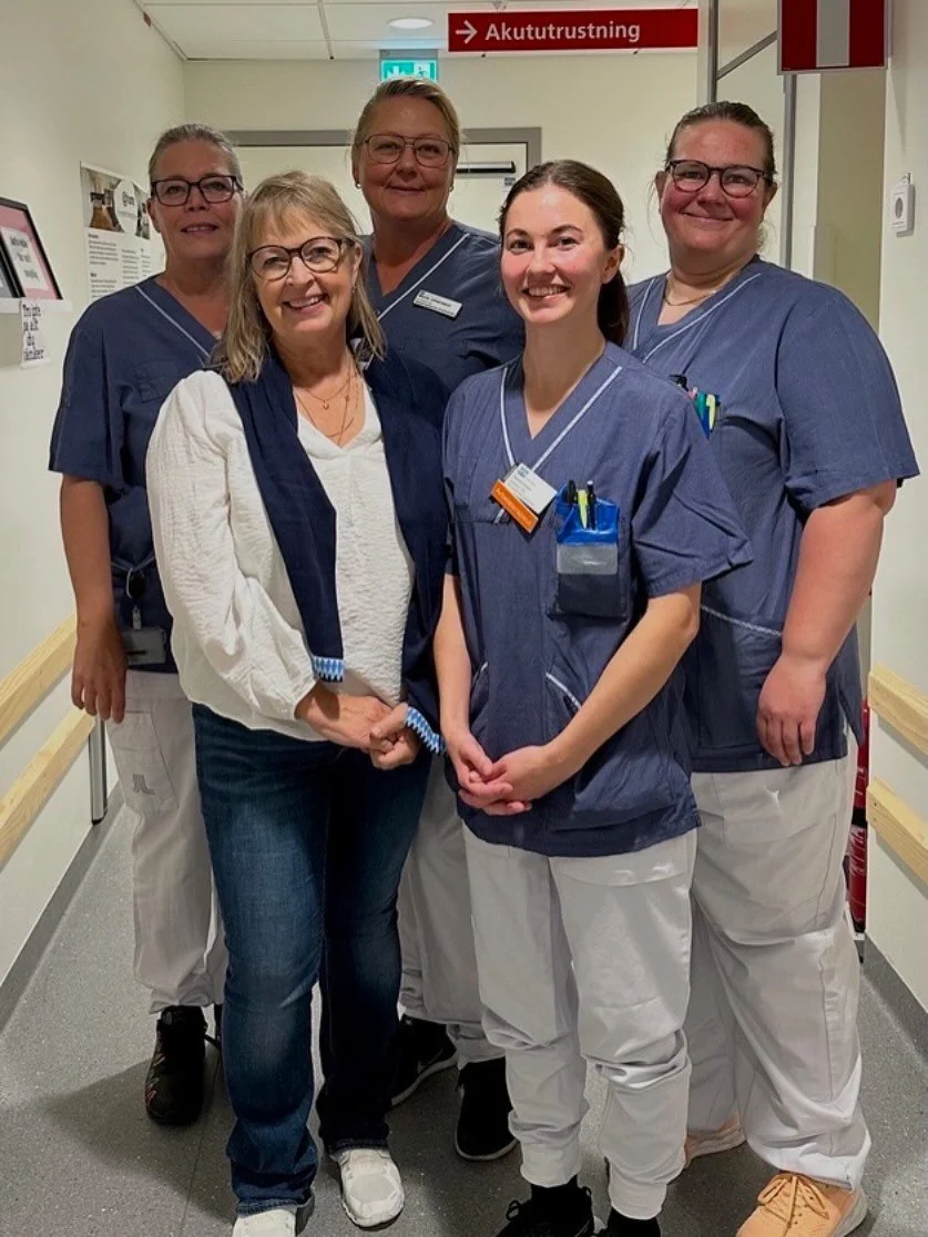 Celebrating the clinical research team at Danderyds University Hospital for the great jobb finalising the data-collection in the validating of the Swedish translation of the Oxford Cognitive Screen and the eOCS on DiSTRO. Birgitta Johansson senior OT