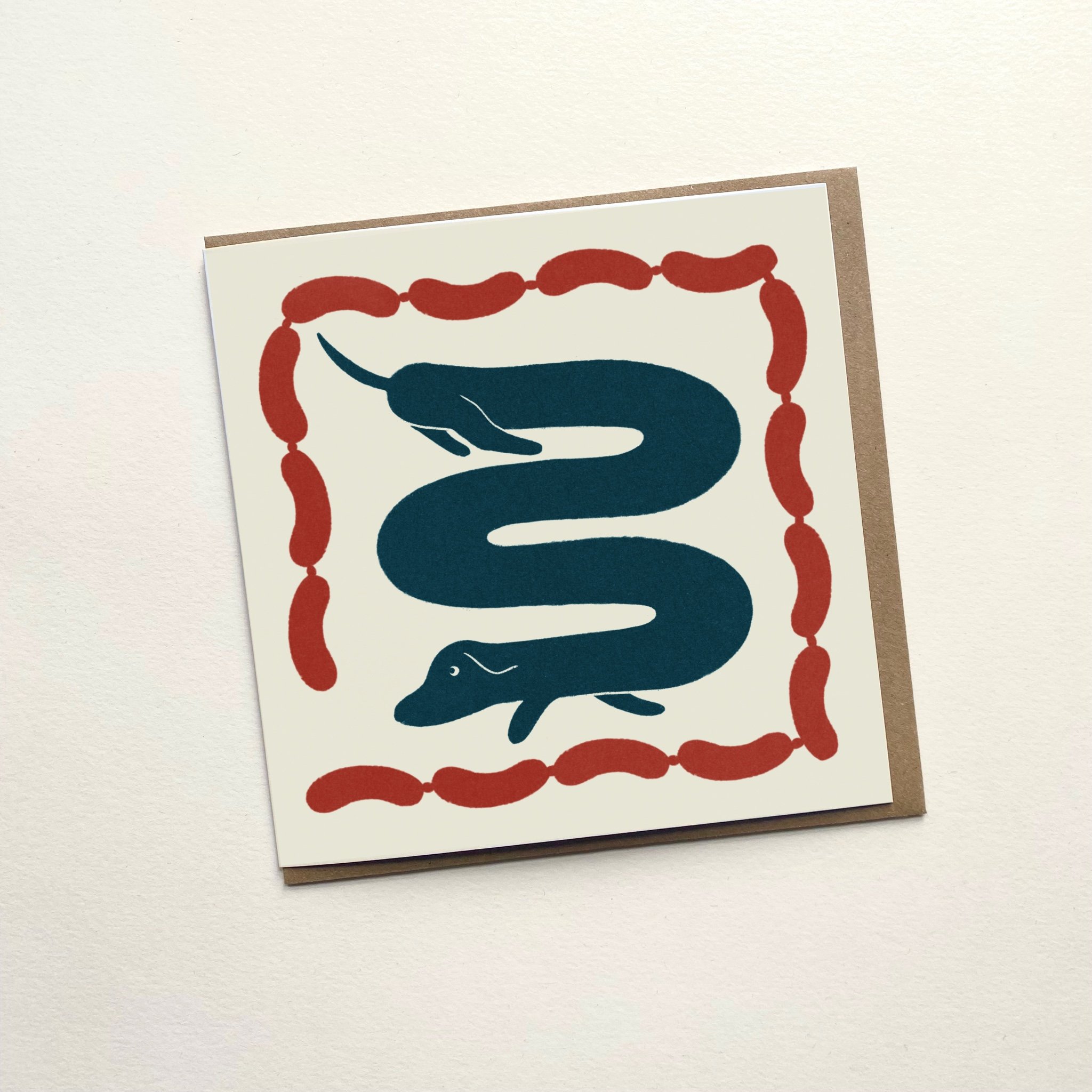 Sausage Dog Card