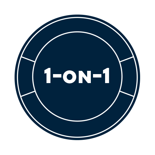 BOOK AN IN PERSON 1 ON 1 SESSION