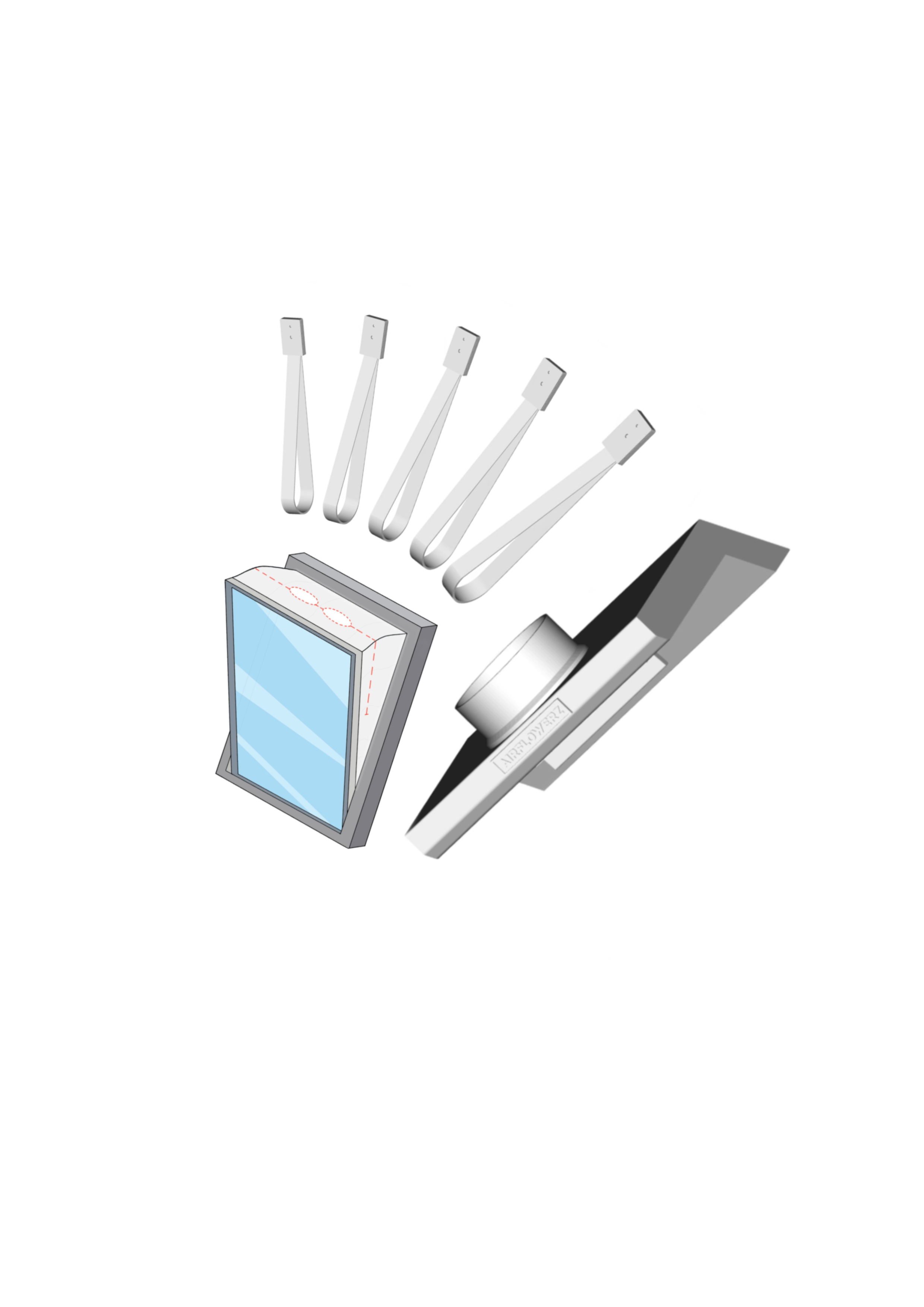 Abluftsystem Airflowerz (Komplett Set 125mm)