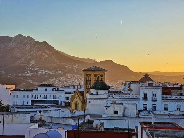 Tetouan at sunset