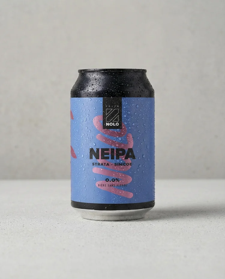 Prizm NOLO NEIPA alcohol-free beer - French craft NEIPA with tropical hops