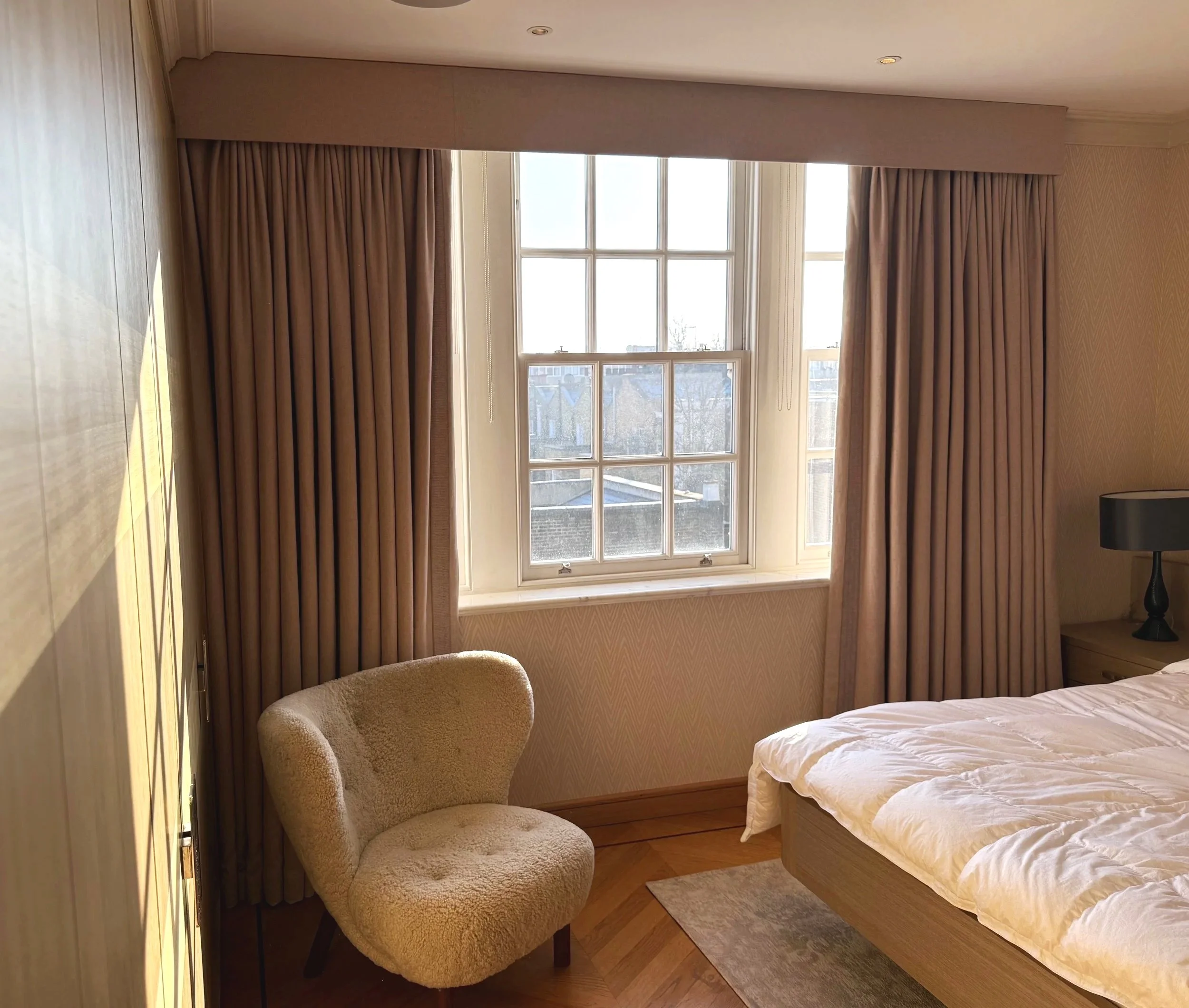 Curtains with Pelmet @ Knightsbridge Townhouse