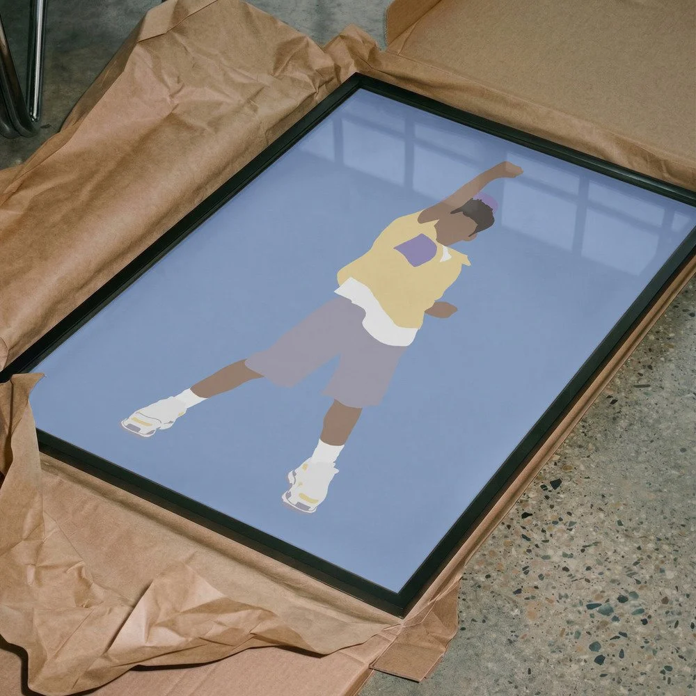 Minimalistischer Kunstdruck „Kevin“ für Baby- und Kinderzimmer