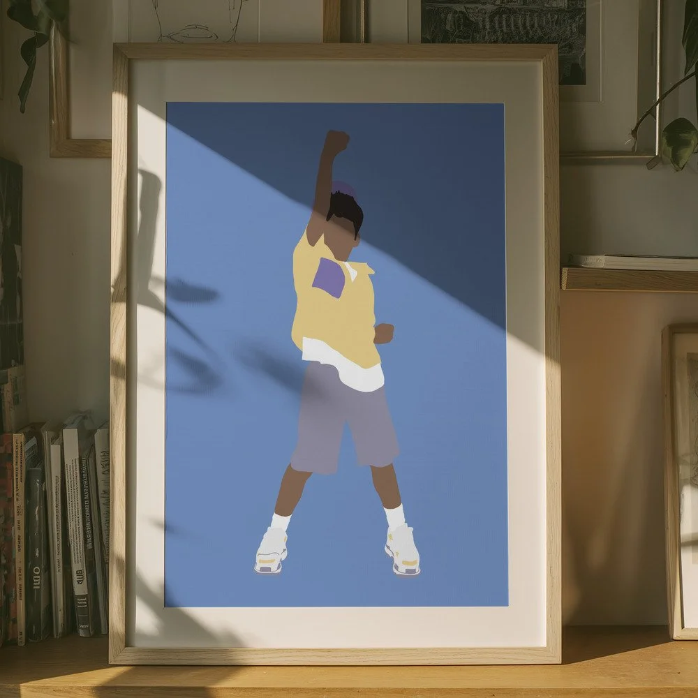 Kevin Poster für Kinderzimmer im skandinavischen Stil