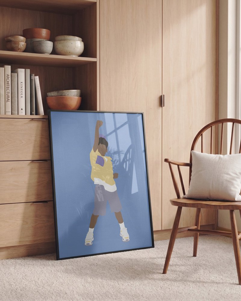 Minimalistischer Kunstdruck „Kevin“ für Baby- und Kinderzimmer
