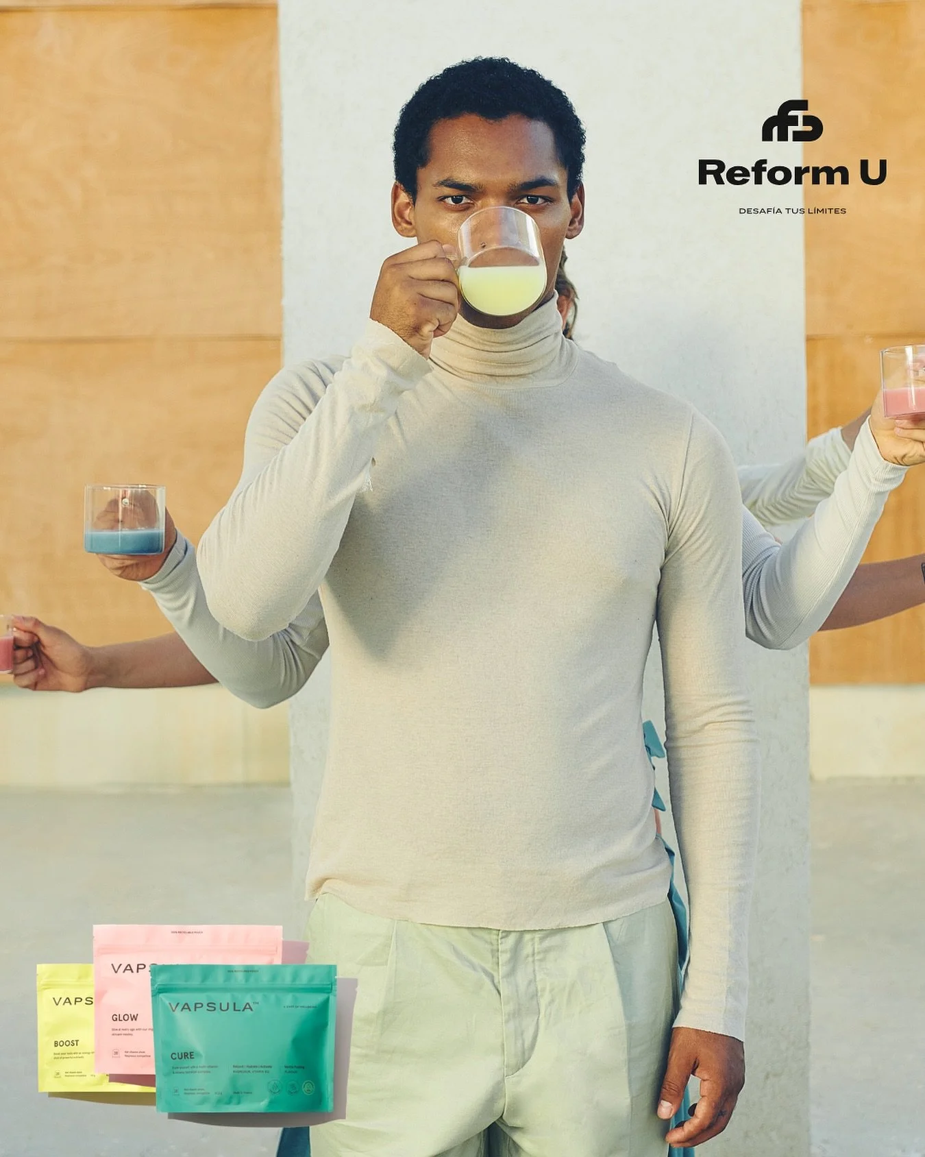 ✨ Reform U X Vapsula ✨
Septiembre 15&ndash;21

Este septiembre, ReformU se une a Vapsula&trade; para llevar tu bienestar a otro nivel.
Durante 7 d&iacute;as, 2 clases al d&iacute;a incluir&aacute;n un shot de vitaminas Vapsula de cortes&iacute;a .

D