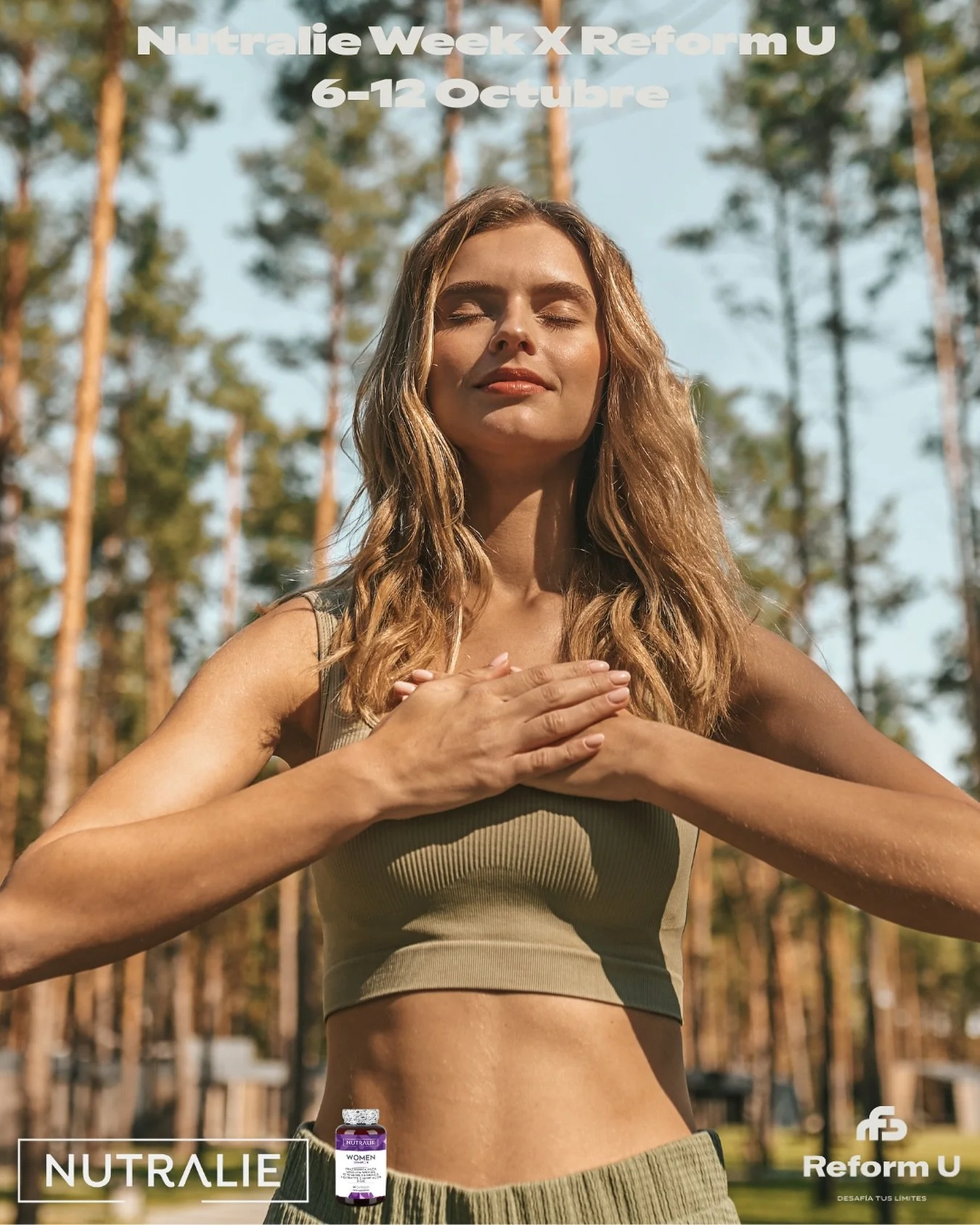 NUTRALIE WEEK IS BACK | 6&ndash;12 OCTUBRE 
Una semana de entrenamiento y bienestar en ReformU.
Cada Nutralie clase incluye un regalo exclusivo: Magn&eacute;sium Complex , ideal para recuperaci&oacute;n y vitalidad. 
El martes 7 de octubre, la nutric