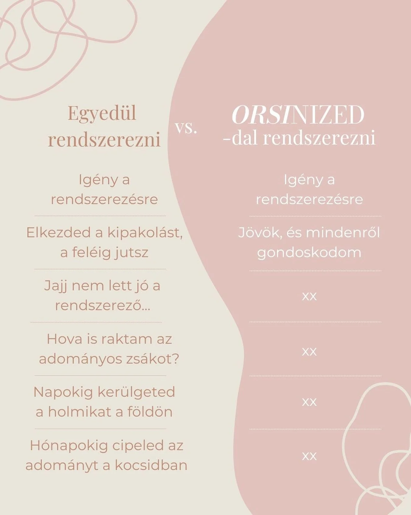 Hogy t&ouml;bb időd maradjon arra, ami igaz&aacute;n fontos 😉

#orsinized