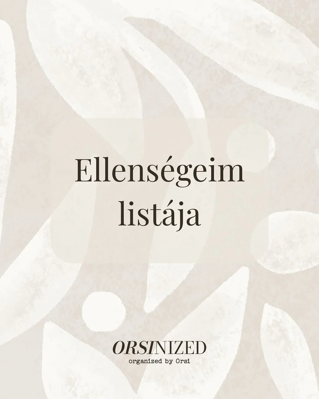 Van egy list&aacute;m...

Azokr&oacute;l a t&aacute;rgyakr&oacute;l, amik valahogy MINDIG ott vannak, pedig senki sem szereti őket.

&hellip;de kidobni valami&eacute;rt m&eacute;gsem dobjuk ki. 🤡

&Uuml;dv az
ellens&eacute;geim list&aacute;j&aacute;