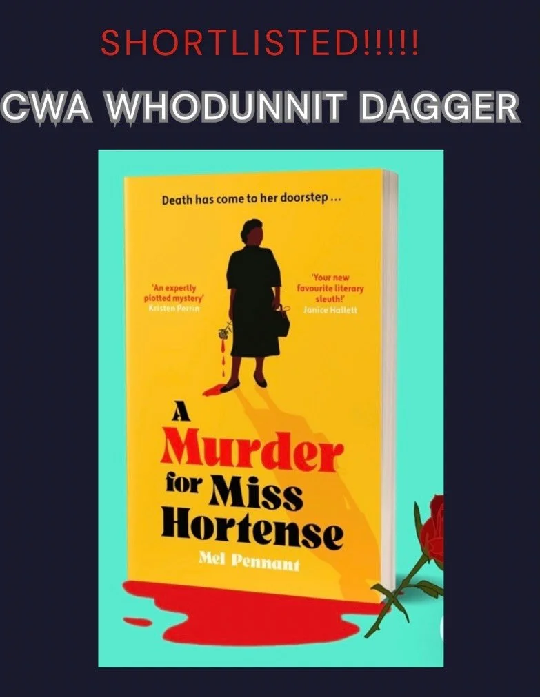 Over the moon 🌙 to find out today that A Murder for Miss Hortense has been shortlisted ‼️‼️ for the CWA Whodunnit Dagger !!!! 🤸 💃🏾 🤸&zwj;♂️. #amurderformisshortense #misshortenseandthelastrites #crimeandmystery #followyourdreams❤️