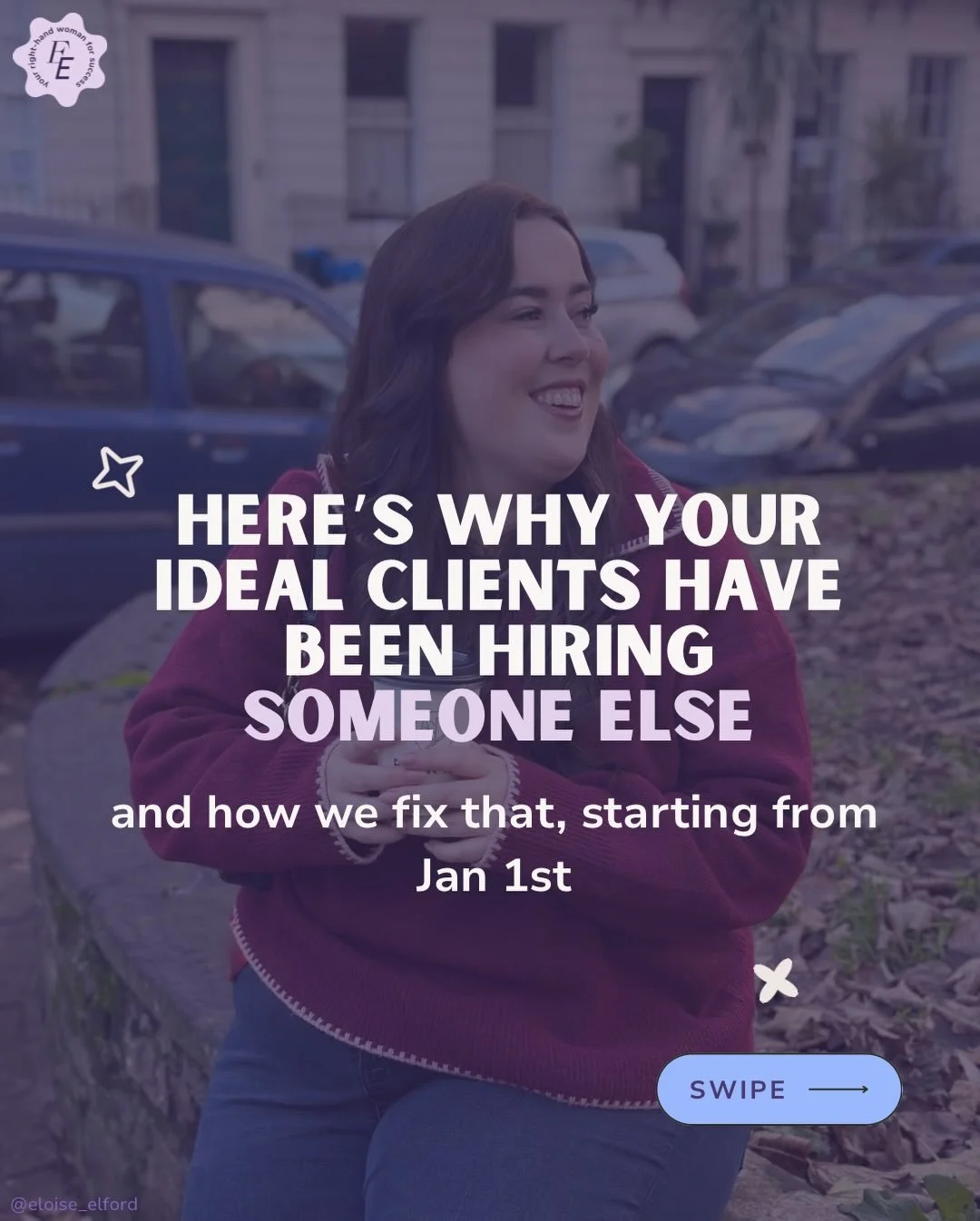 Your ideal clients didn&rsquo;t pick someone better - they picked someone more visible🥲

Not because you&rsquo;re lazy or need to be more consistent. 

But because you&rsquo;re running a whole business, juggling clients, maybe keeping little humans 