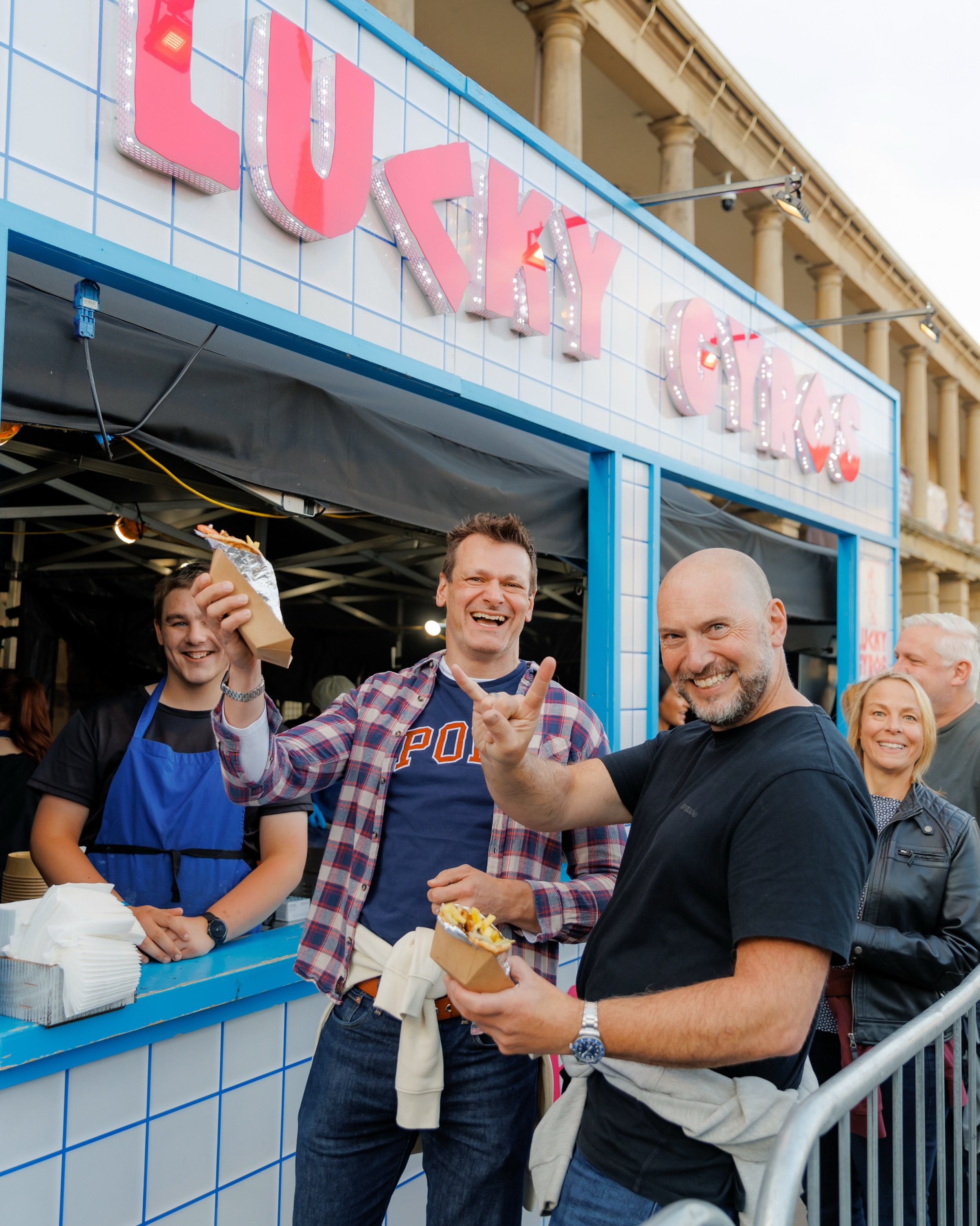 As one permanent residency wasn&rsquo;t enough for us&hellip; we&rsquo;re back at Live at @thepiecehall for their mega run of 42 shows this year 🎶

Serving up gyros to the Halifax masses all summer long, starting TONIGHT with @shedsevenofficial
