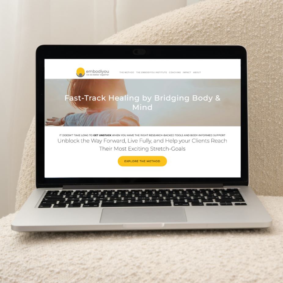 Embodiyou website project by Meredith Obst at Momentum Content Studio