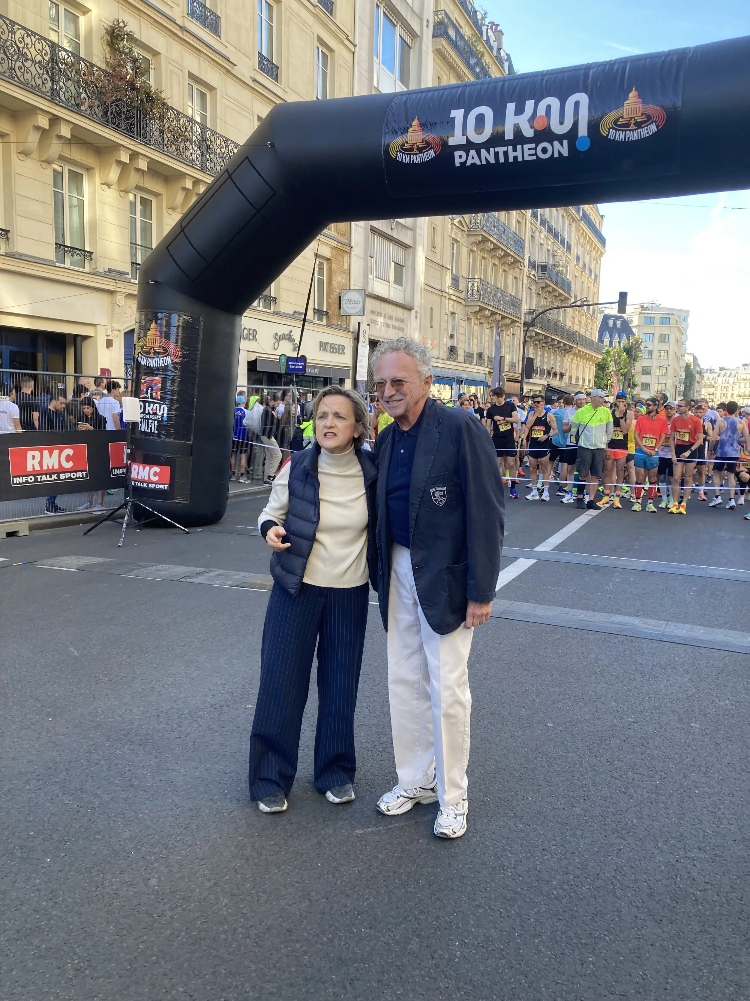 Florence Berthout et Nelson Monfort