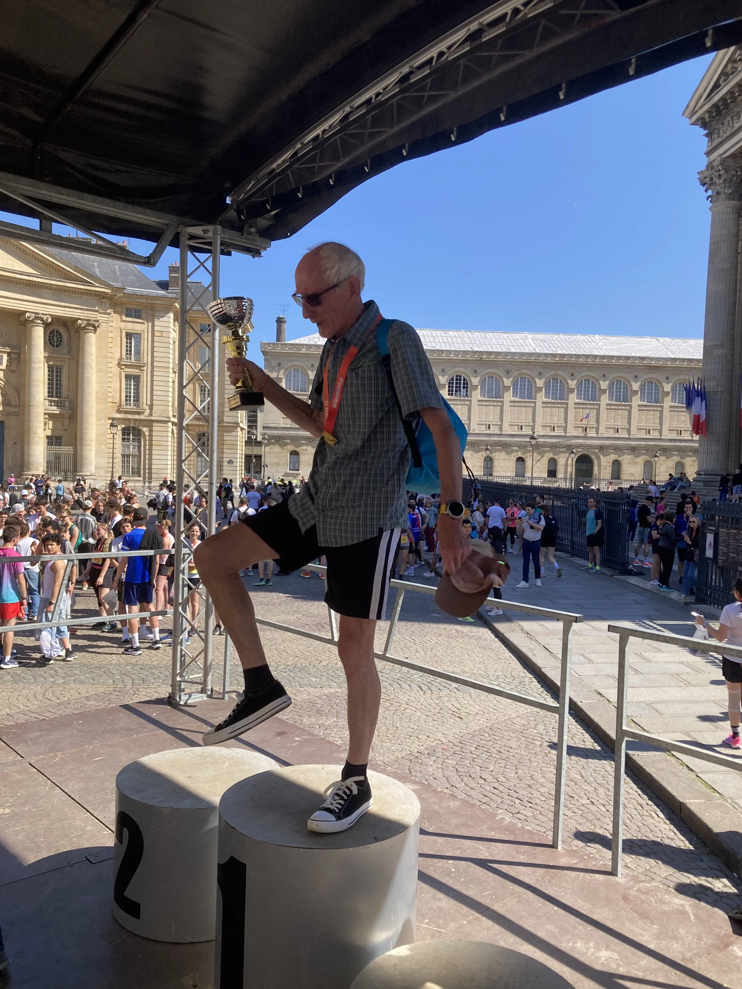 Moins de 50’ pour Jean-Pierre. La force de la volonté !