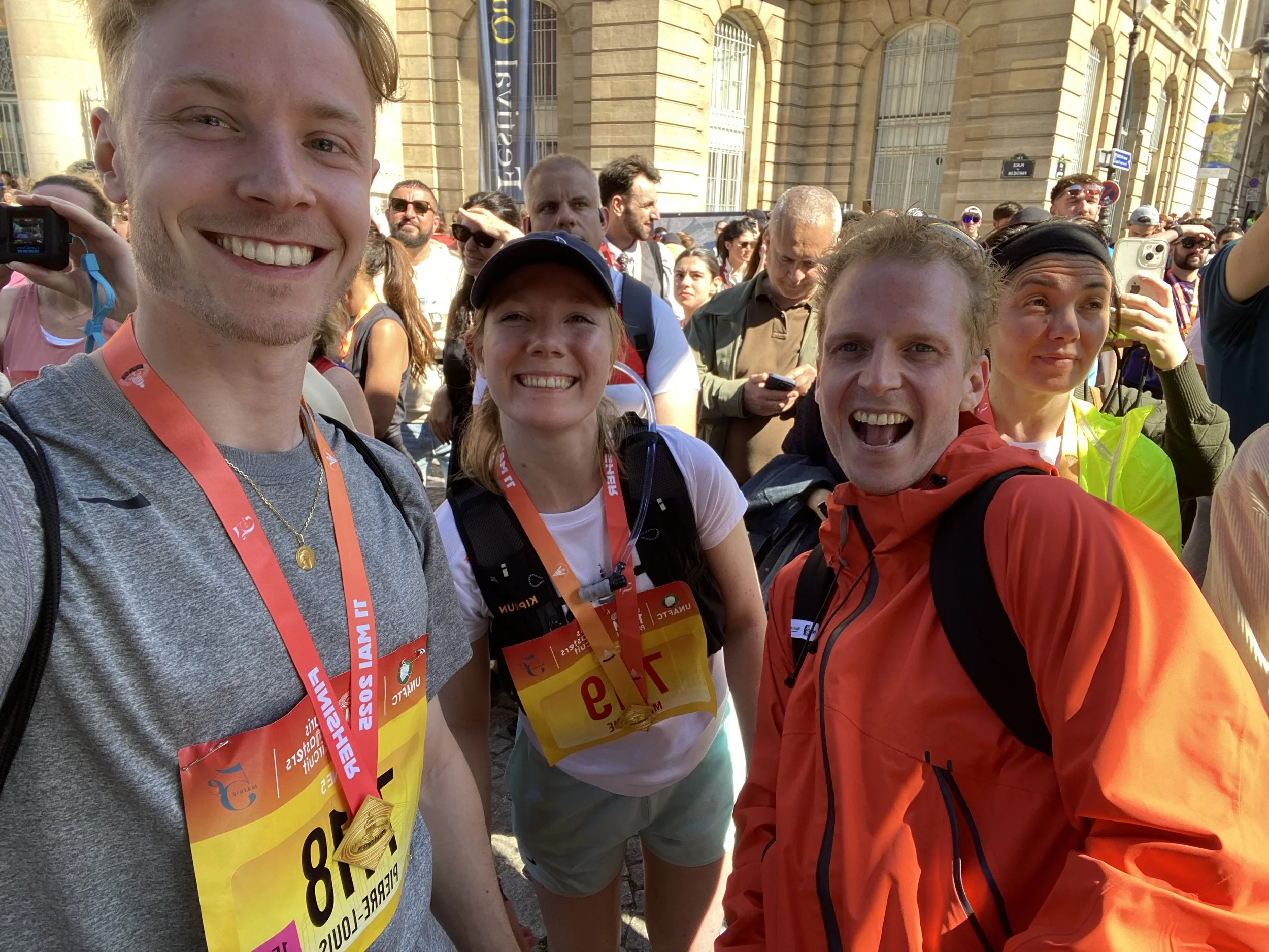 Pierre-Louis, Marianne et Grégoire, « finishers » 🍀😎