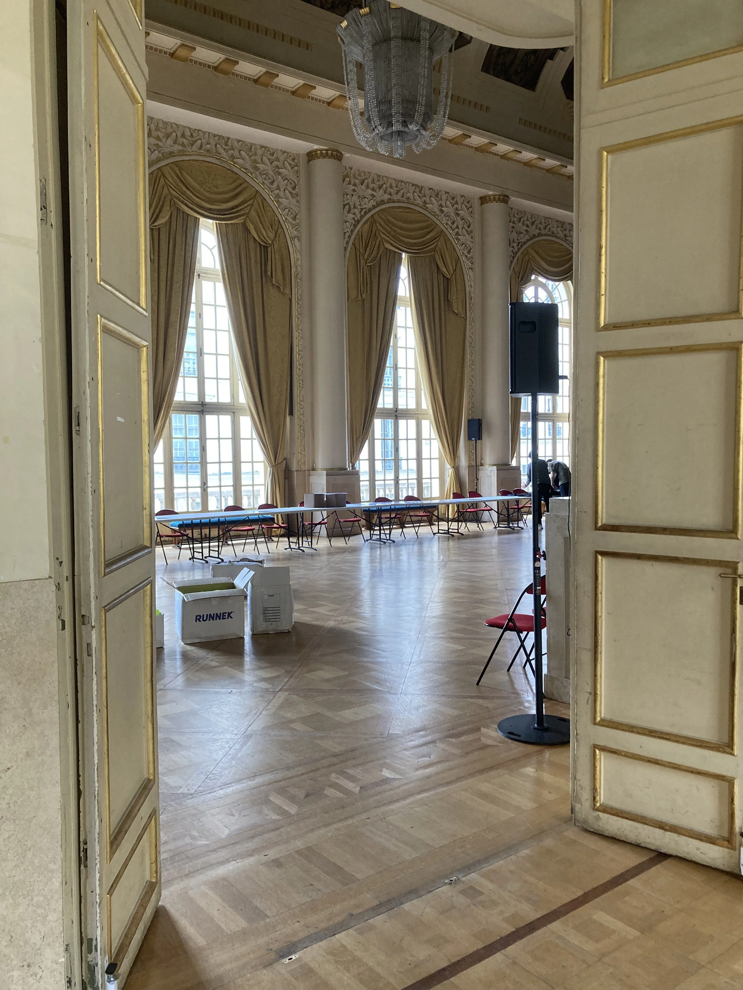 L’entrée des retraits de dossards