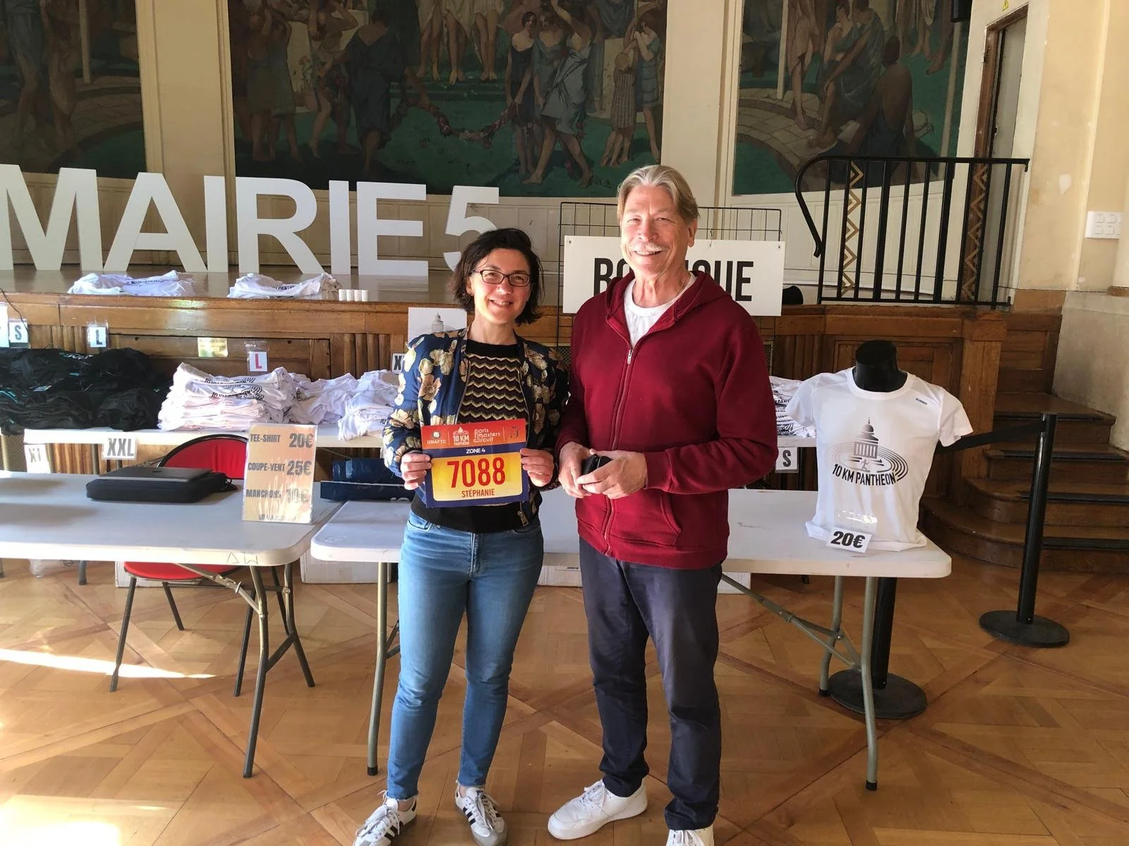 Stéphanie, Comité Directeur OMS Paris, et Pierre-Jean Bonnat, Président OMS Paris 5