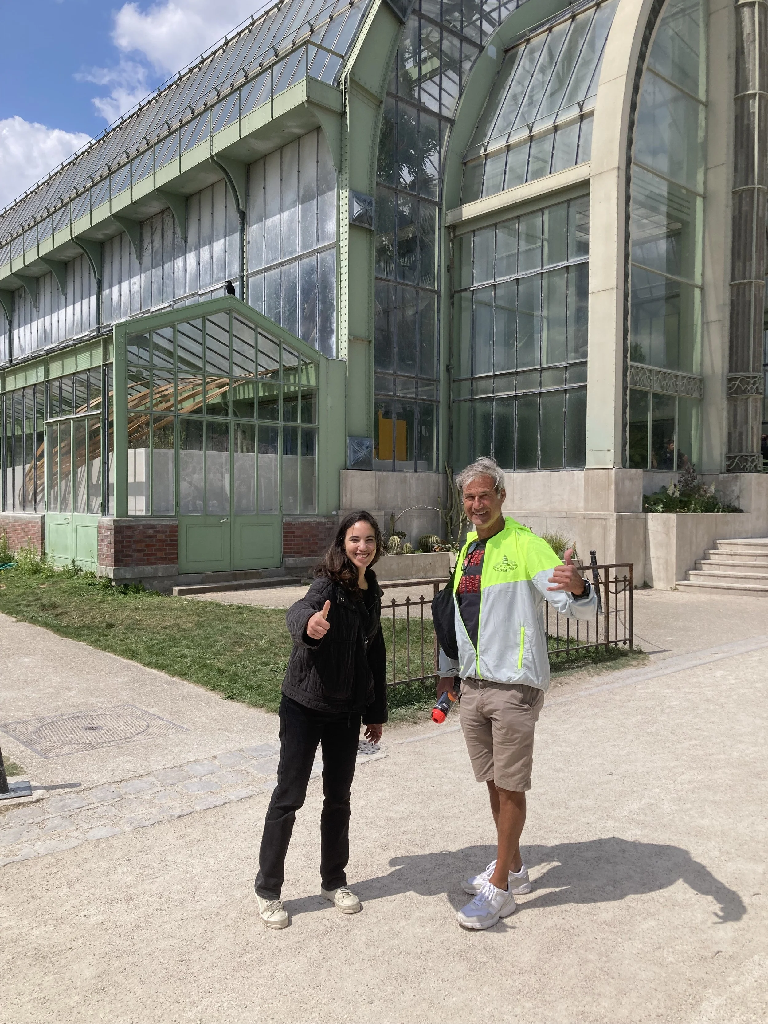 Sylvain et Sabrina lors du repérage de la Galopade du 5