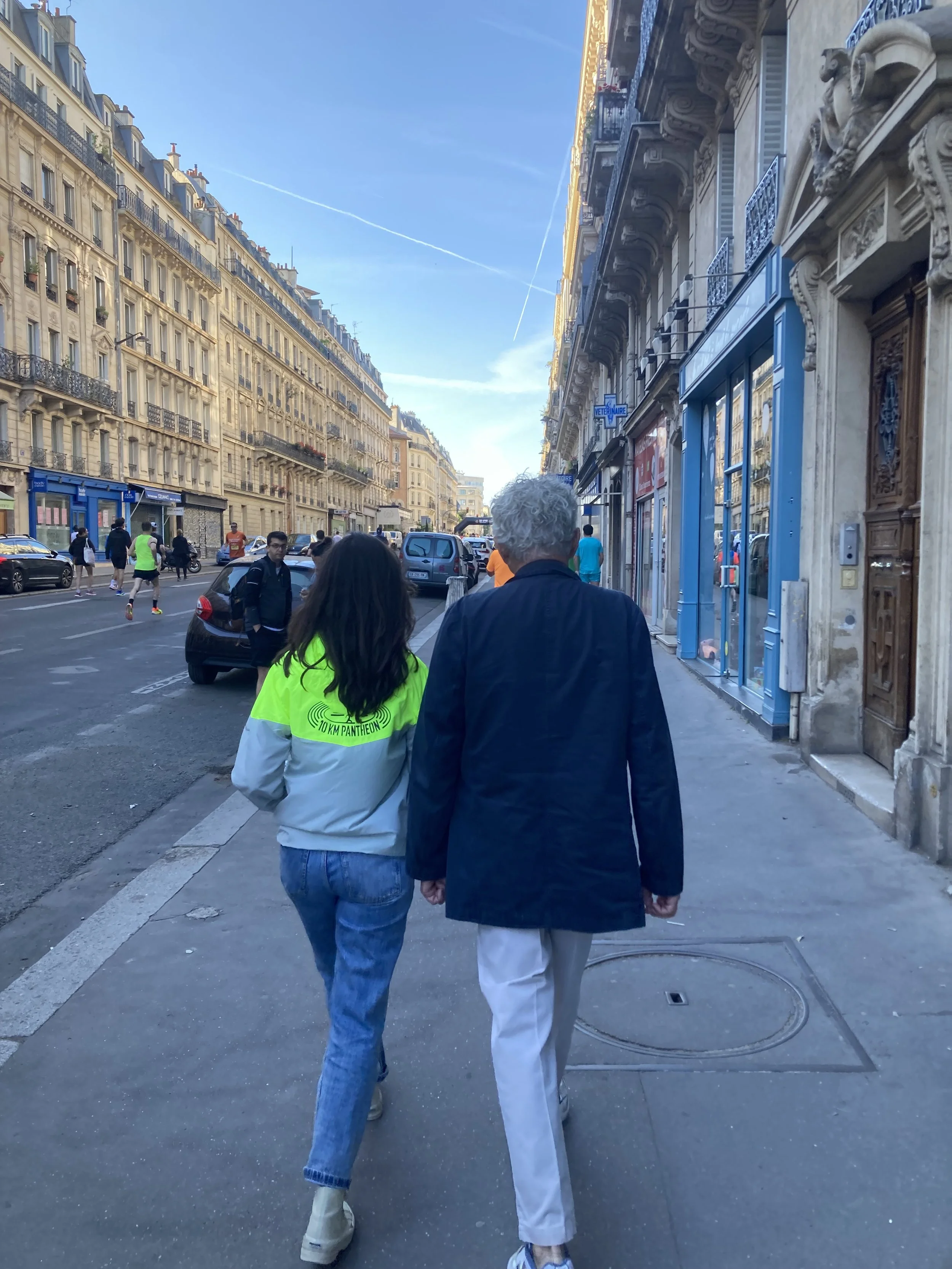 Promenade de mise en condition pour Nelson et Sabrina