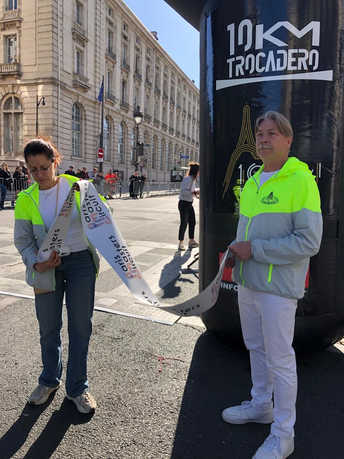 Avec Liza, juste après le passage en coup de vent de Louis Intuzinzi