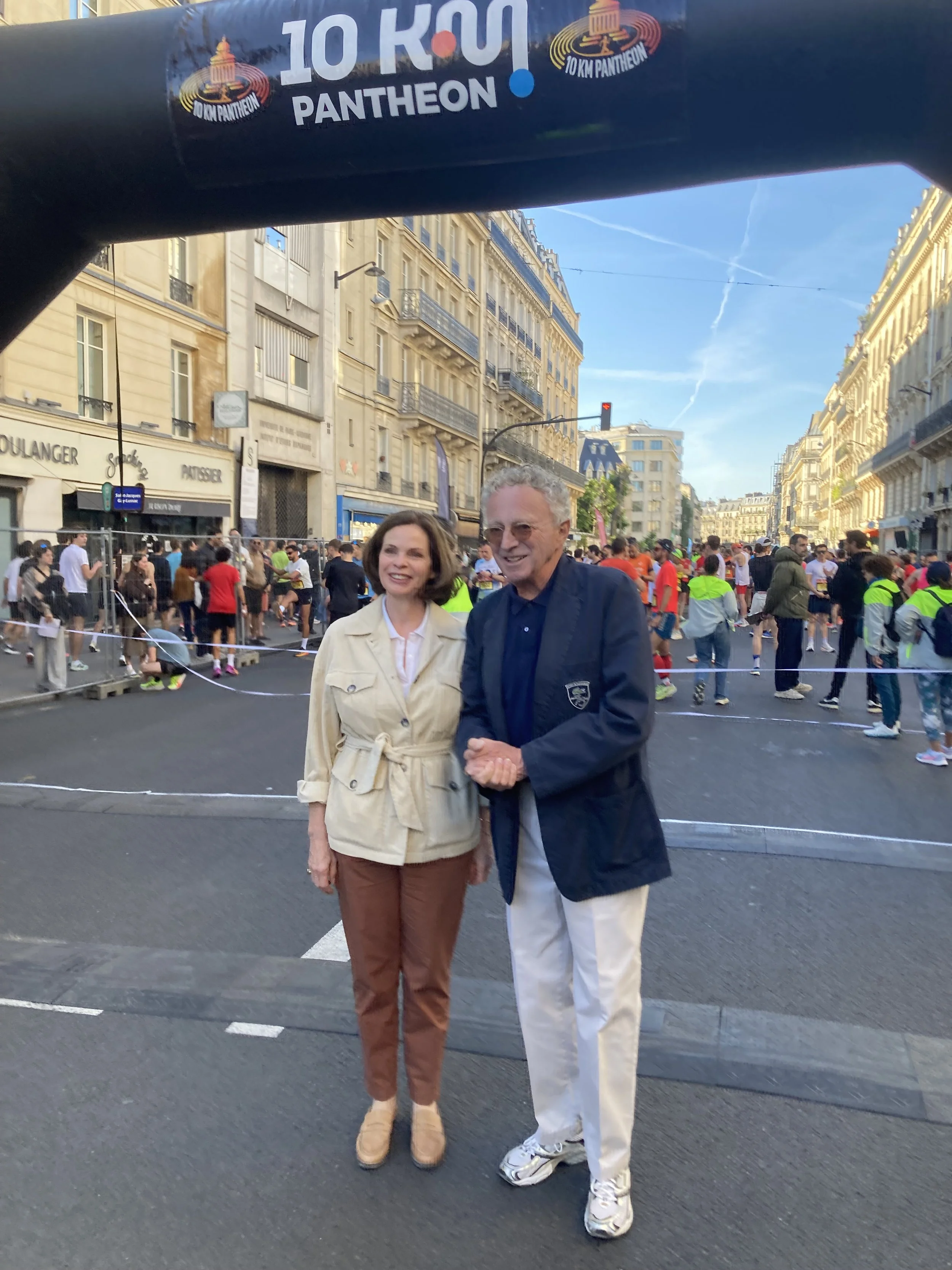 Nelson et Anne Biraben, conseillère de Paris et élue dans le 5e
