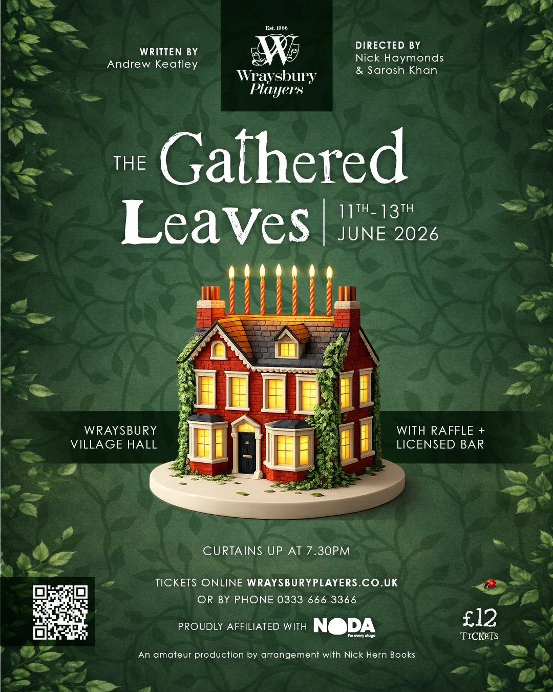 Wraysbury Players Gathered Leaves Flyer