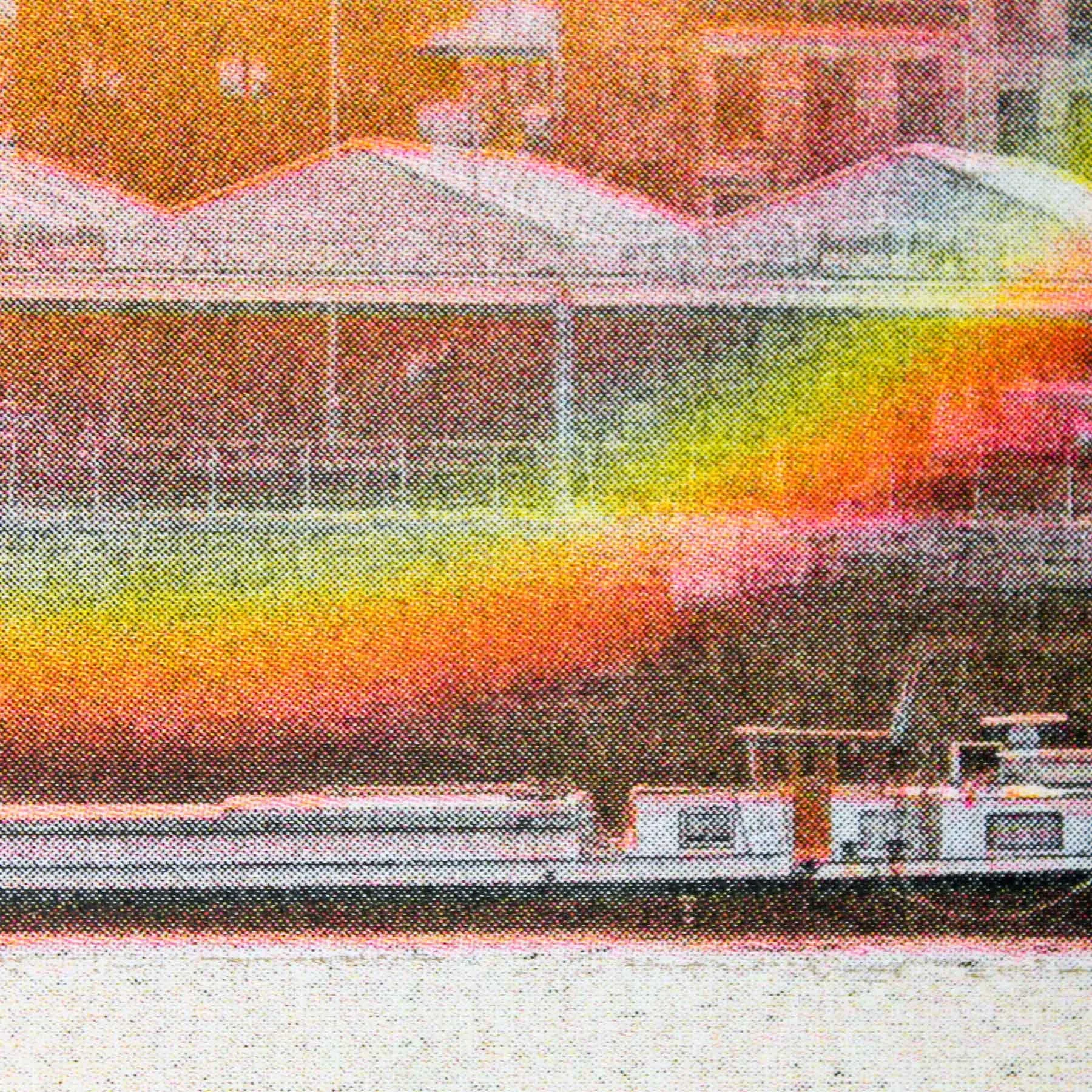  Ontwerp : Nora Dekoning    Kleuren : Fluo Pink + Aqua + Yellow + Black   Papier : Freelife White 120g