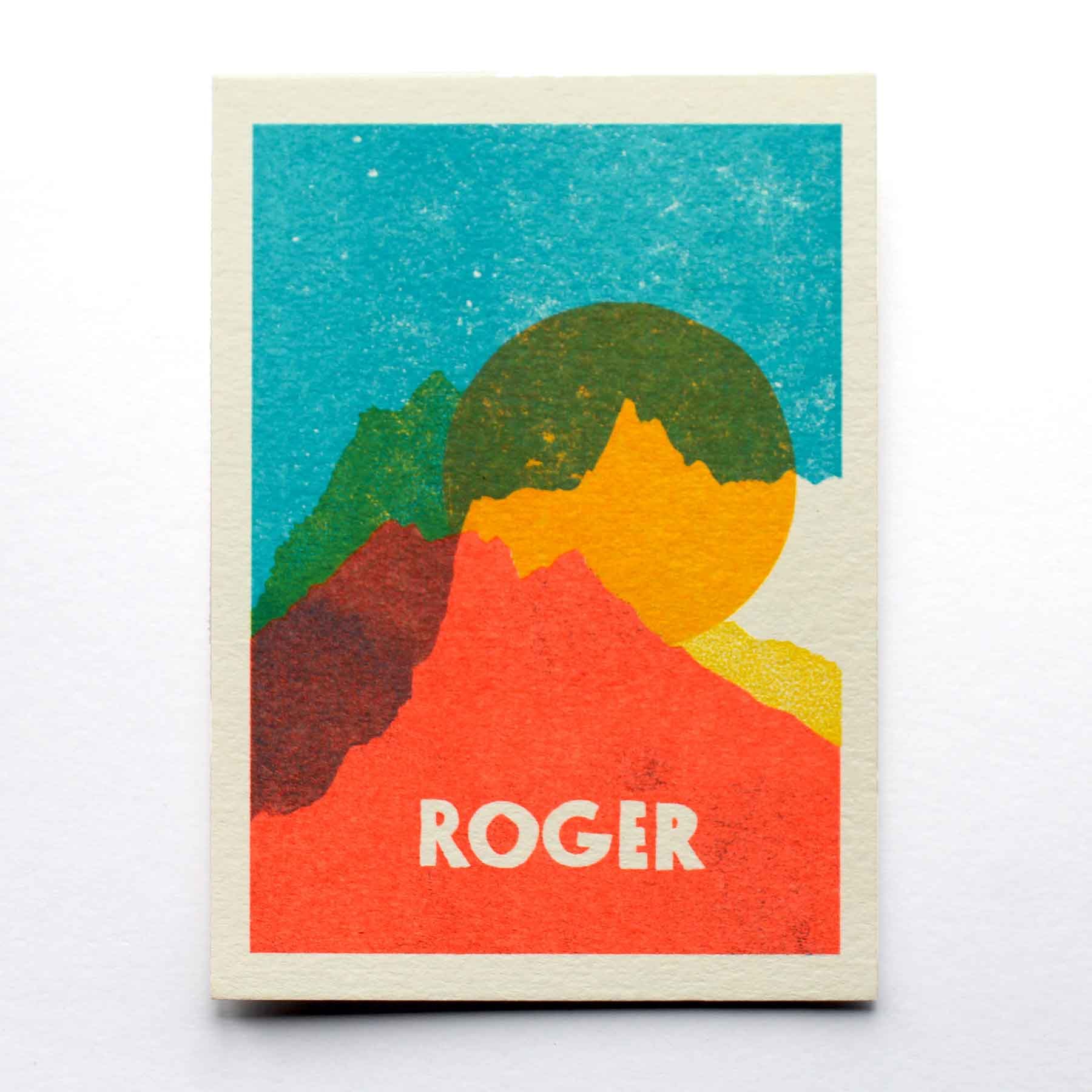  Ontwerp : Studio Boekenberg    Kleuren : Fluo orange + Yellow + Aqua   Papier : Materica Limestone 250g