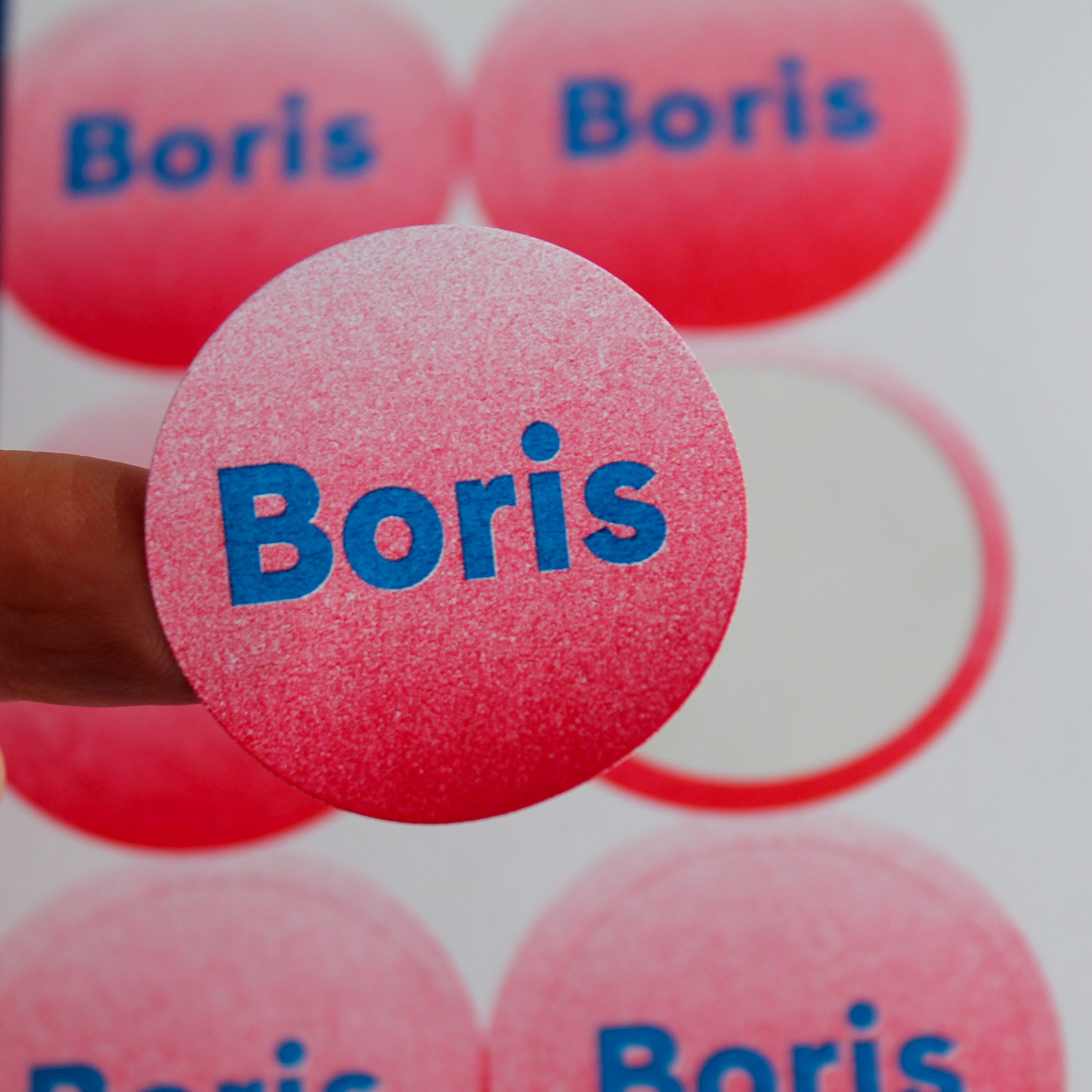 Stickers (met aangepaste kleuren: blauw i.p.v. goud)