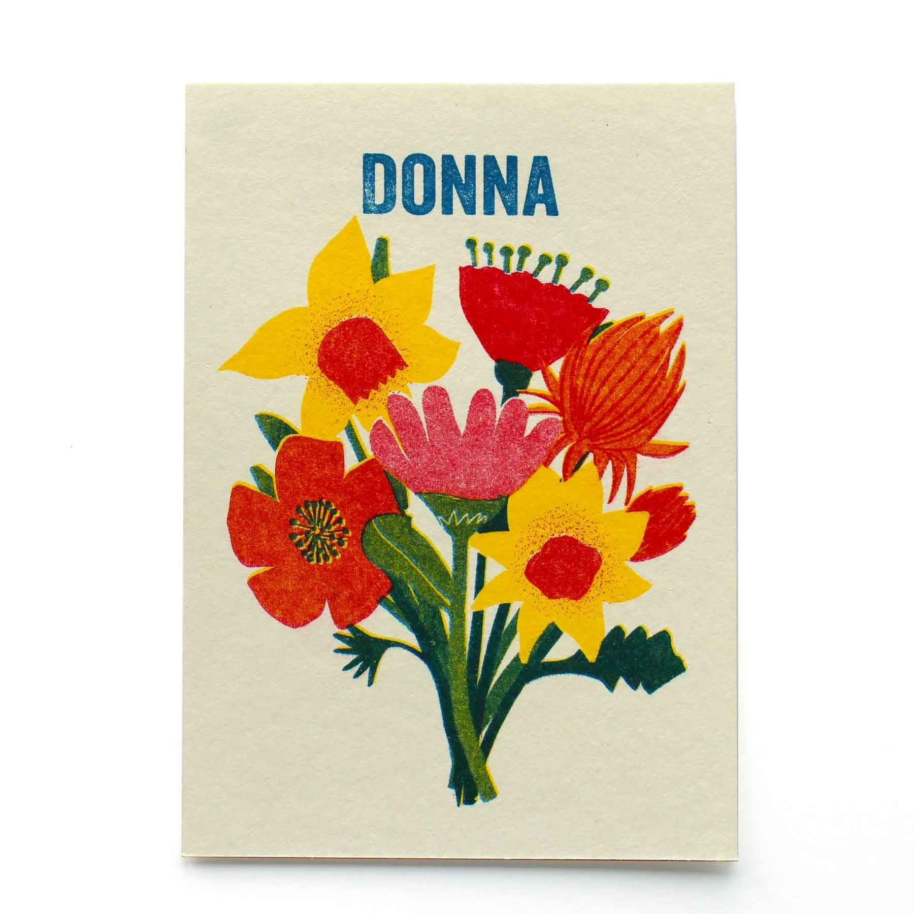  Ontwerp : Studio Boekenberg    Kleuren : Blue + Yellow + Bright Red   Papier : Materica Limestone 250g