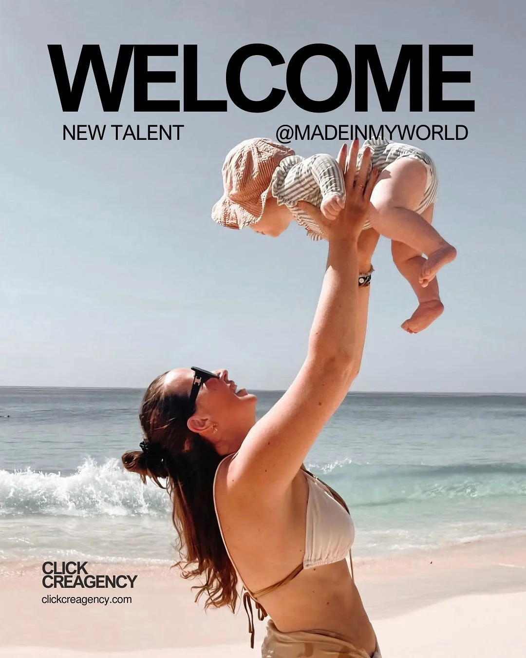 The family grows ! Say hi to @madeinmyworld 🚀 
An inspiring single mom, passionate about travel and beloved for her sweet mother-daughter adventures.
To work with Meggy contact
madeinmyworld@clickcreagency.com

#clickcreagency #newtalent #momcreator