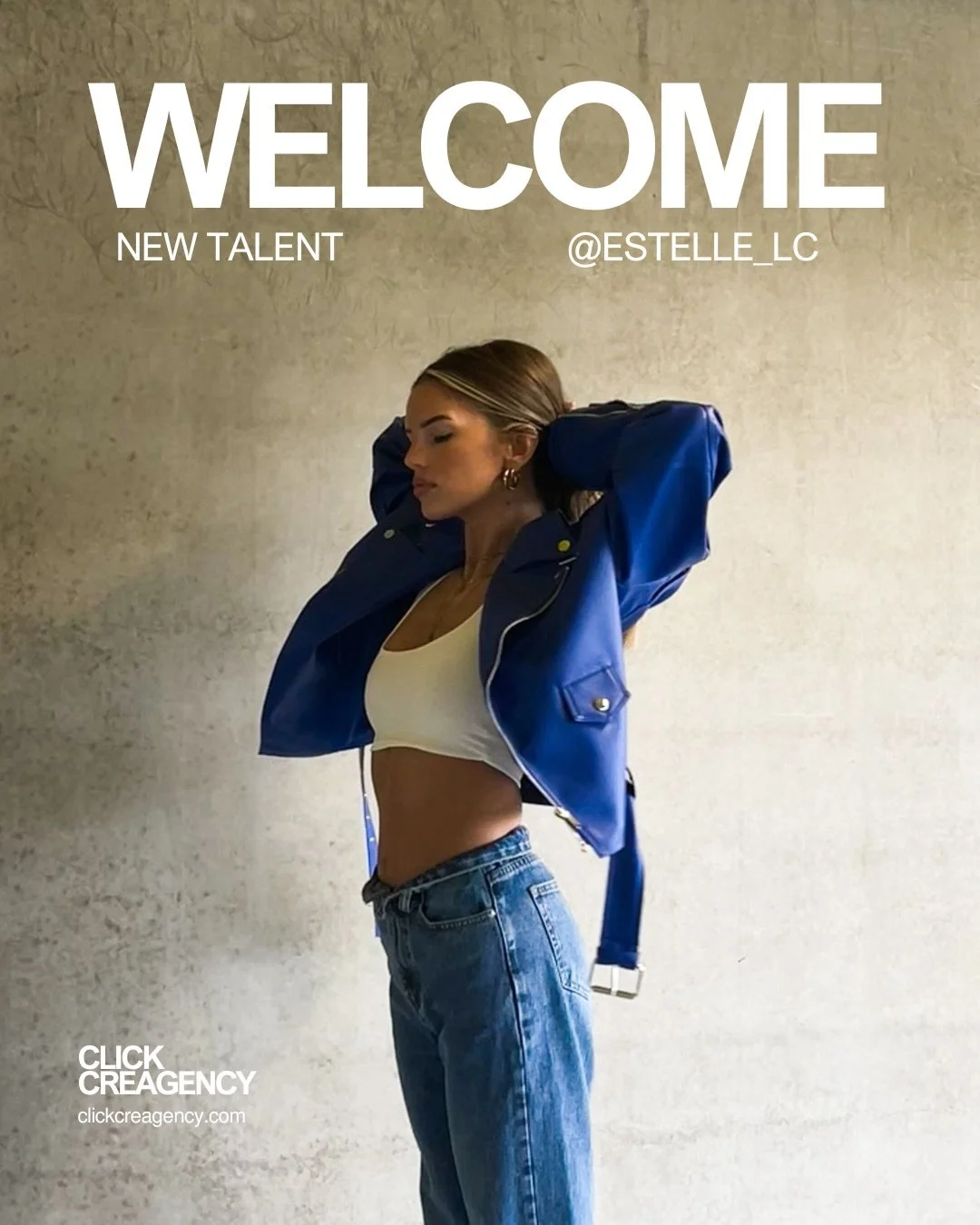 New talent, same bold vision 🚀
Welcome @estelle_lc to the ClickCreagency family 🫰🏼

A modern fashion &amp; beauty creator with a strong aesthetic and an embraced femininity. A free-spirited, confident woman who knows what she wants and inspires th